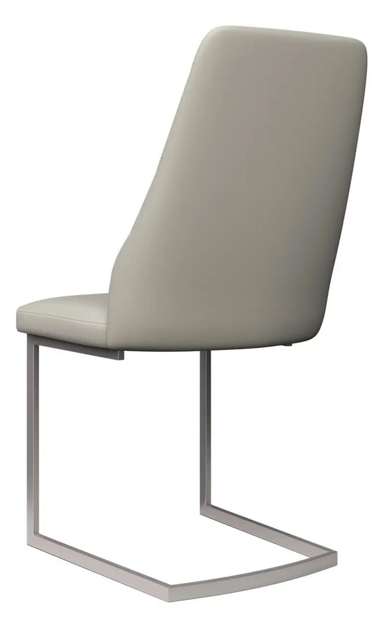 Product photograph of 2 X Milano Light Grey Dining Chair from Choice Furniture Superstore.