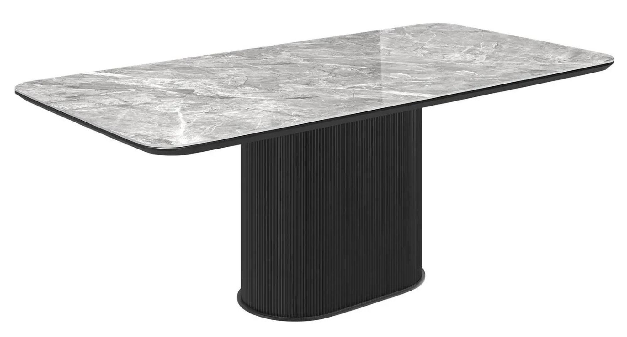 Product photograph of Roberto Light Grey Ceramic 120cm Coffee Table from Choice Furniture Superstore.