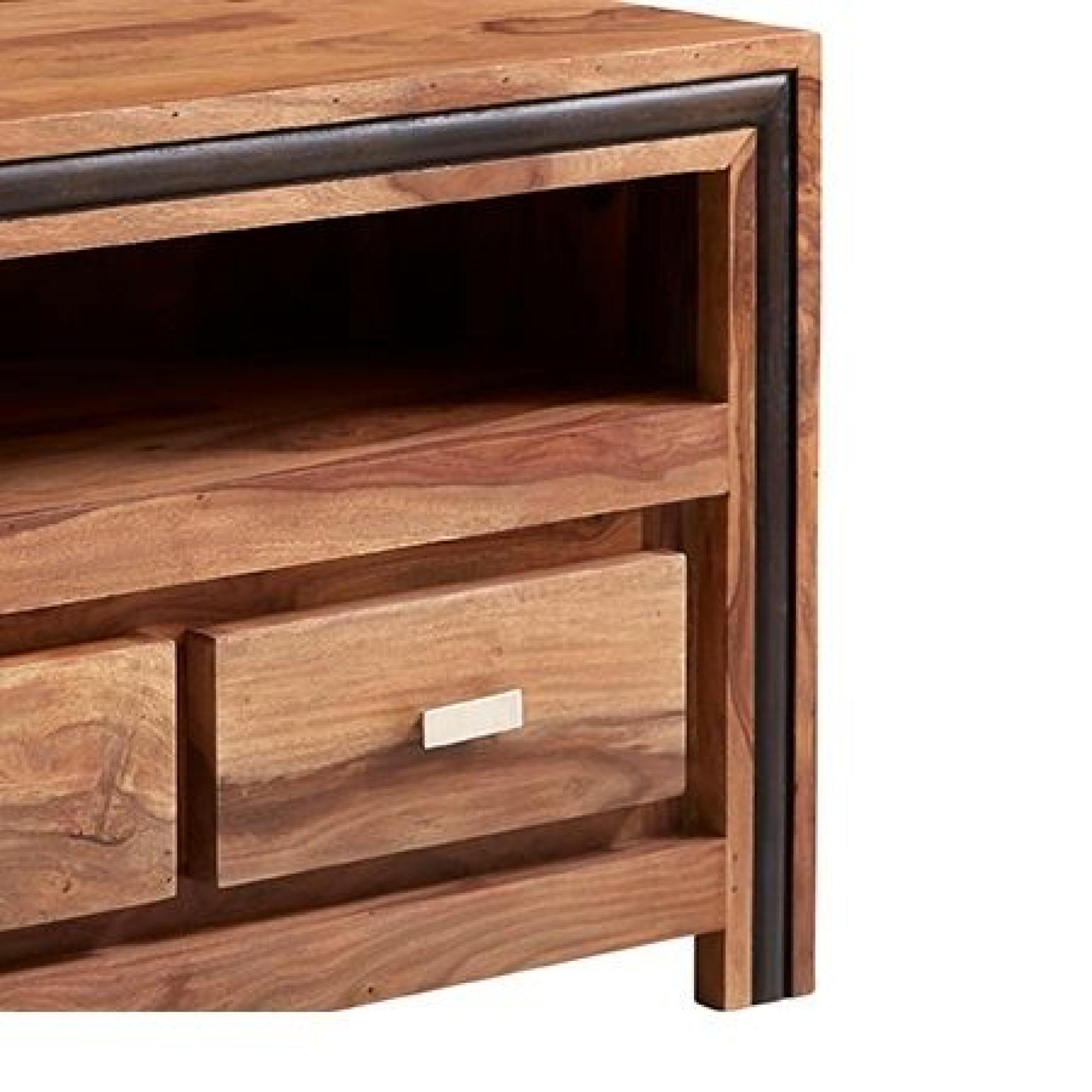Product photograph of Jodhpur Solid Sheesham Wood 90cm Corner Tv Unit from Choice Furniture Superstore.