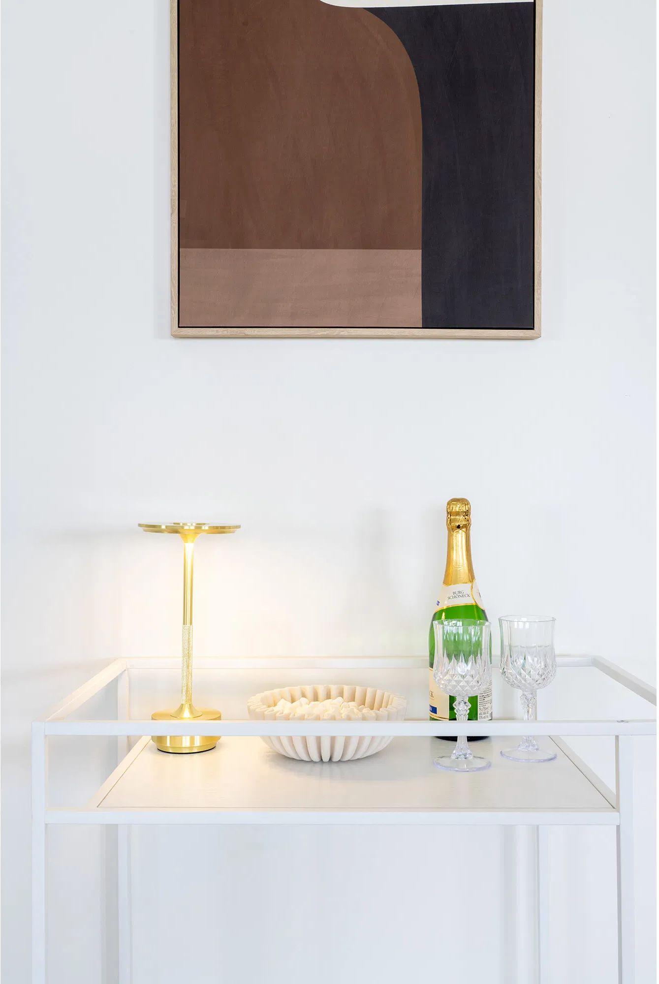 Product photograph of Tira White Bar Trolley from Choice Furniture Superstore.