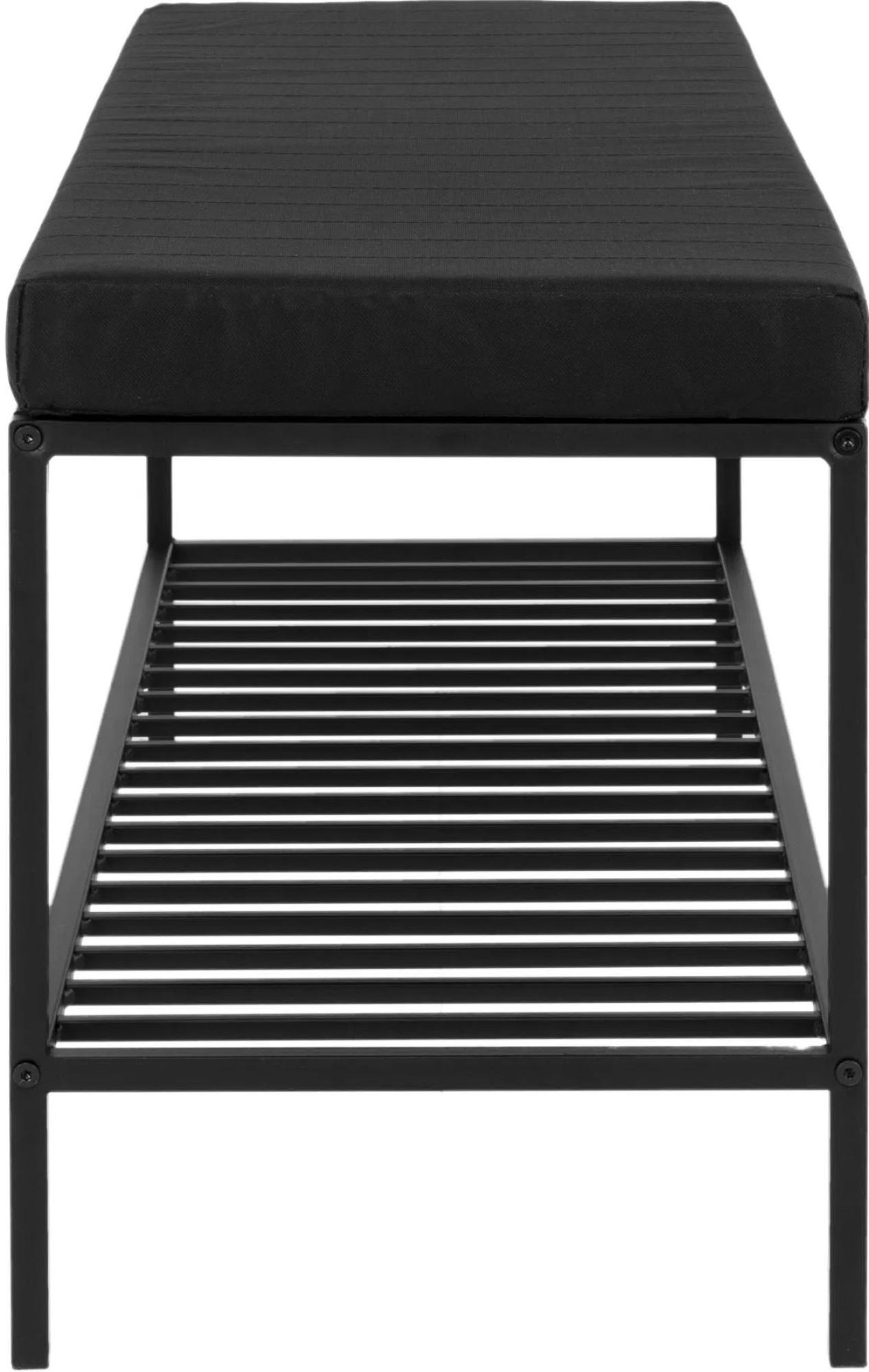 Product photograph of Tira Black Hall Bench from Choice Furniture Superstore.