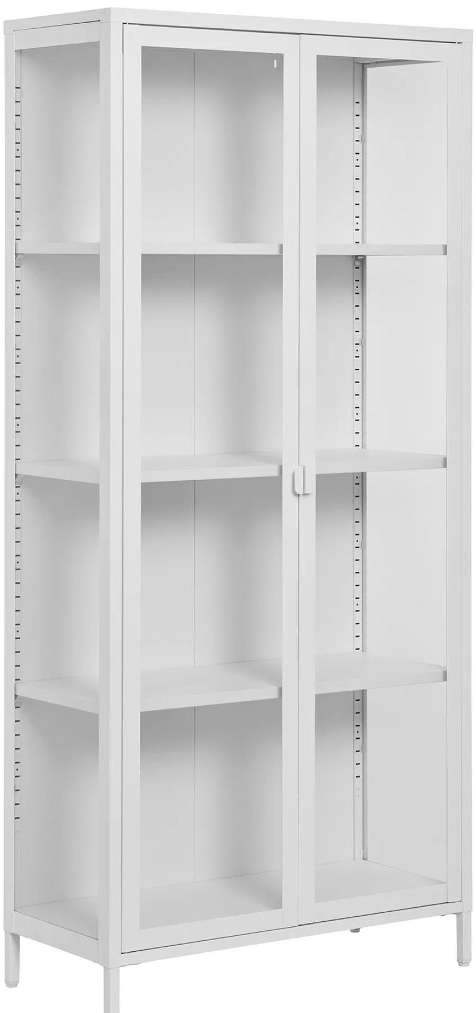 Product photograph of Nondalton White Tall Display Cabinet from Choice Furniture Superstore.