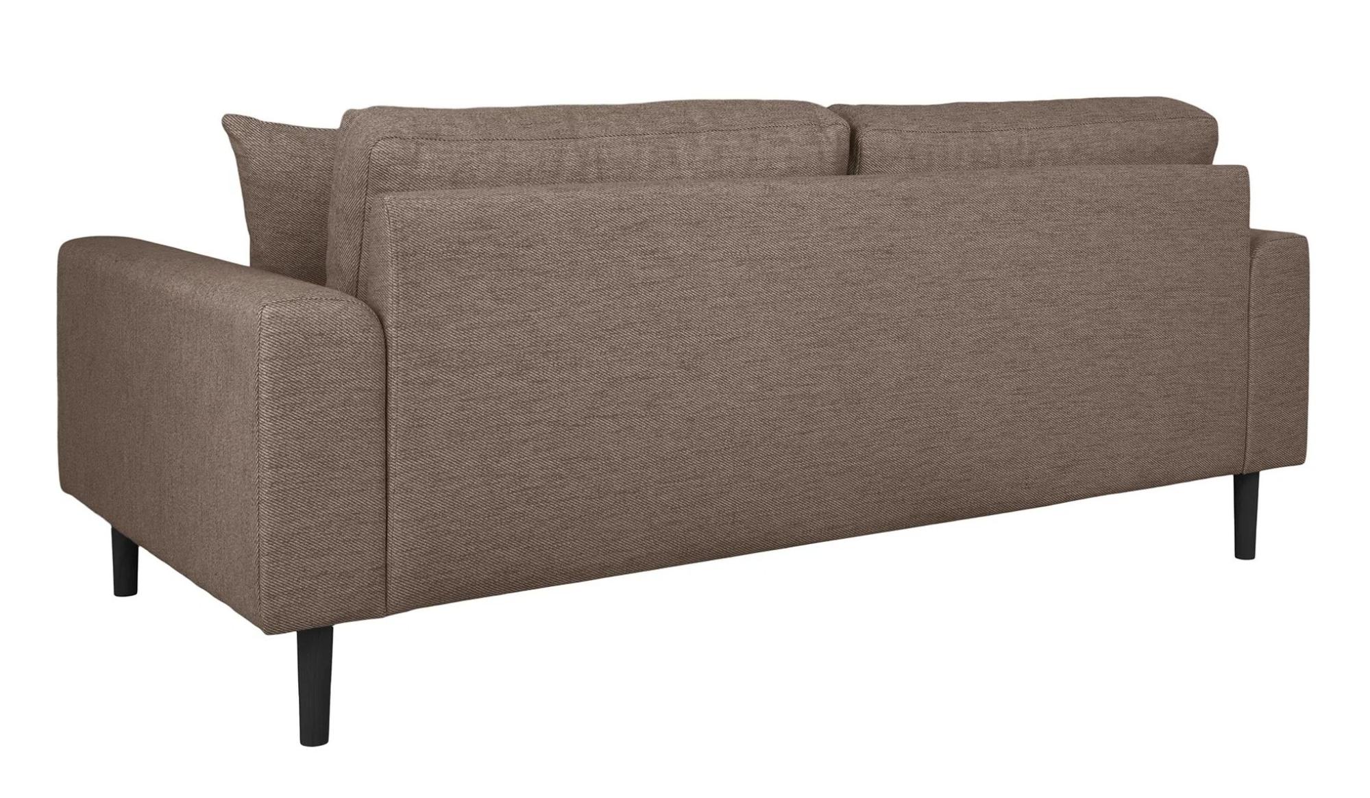 Product photograph of Datto Brown Fabric 2 5 Seater Sofa from Choice Furniture Superstore.