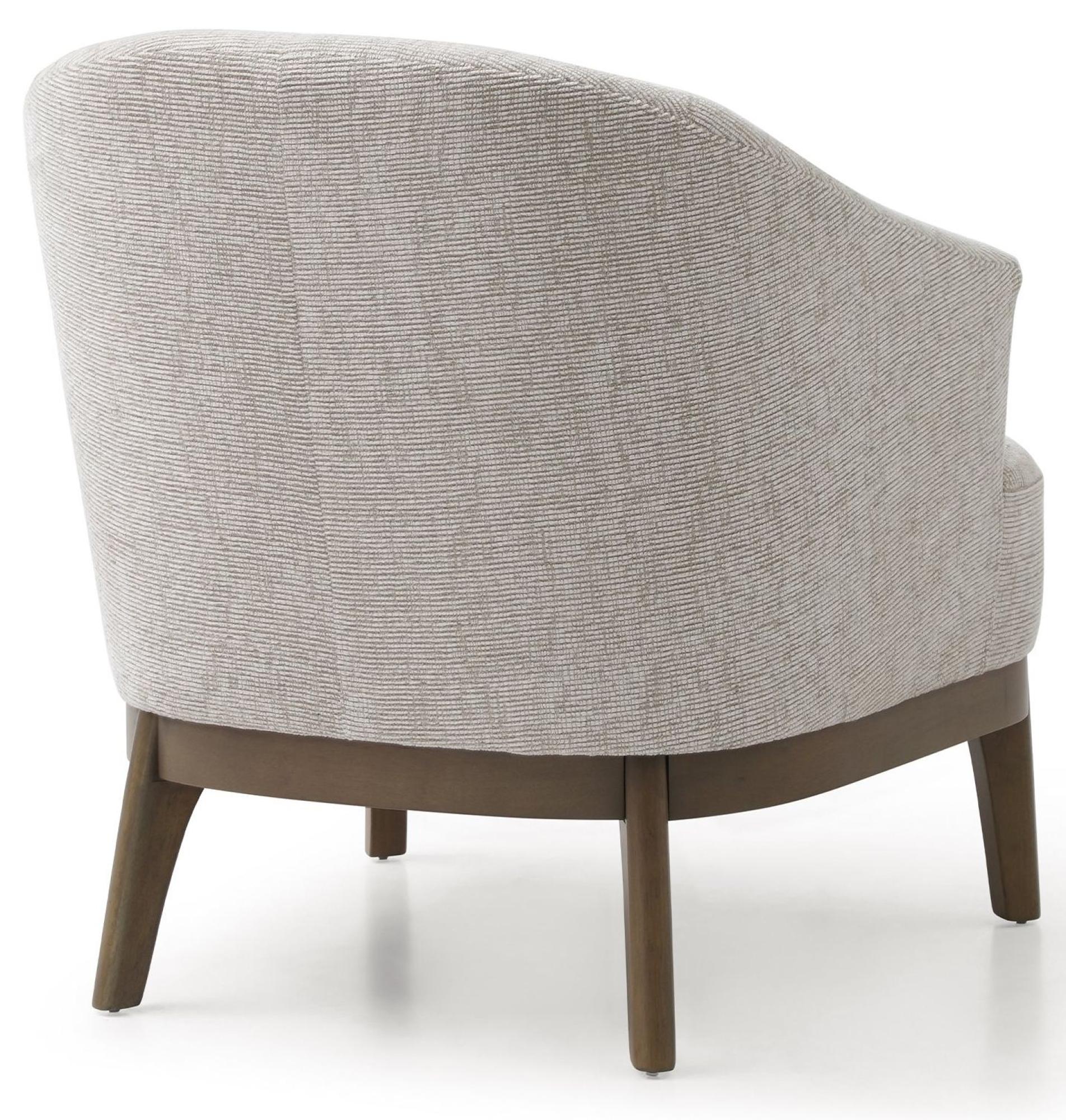 Product photograph of Ella Leto Woven Chenille Natural Fabric Tub Chair from Choice Furniture Superstore.