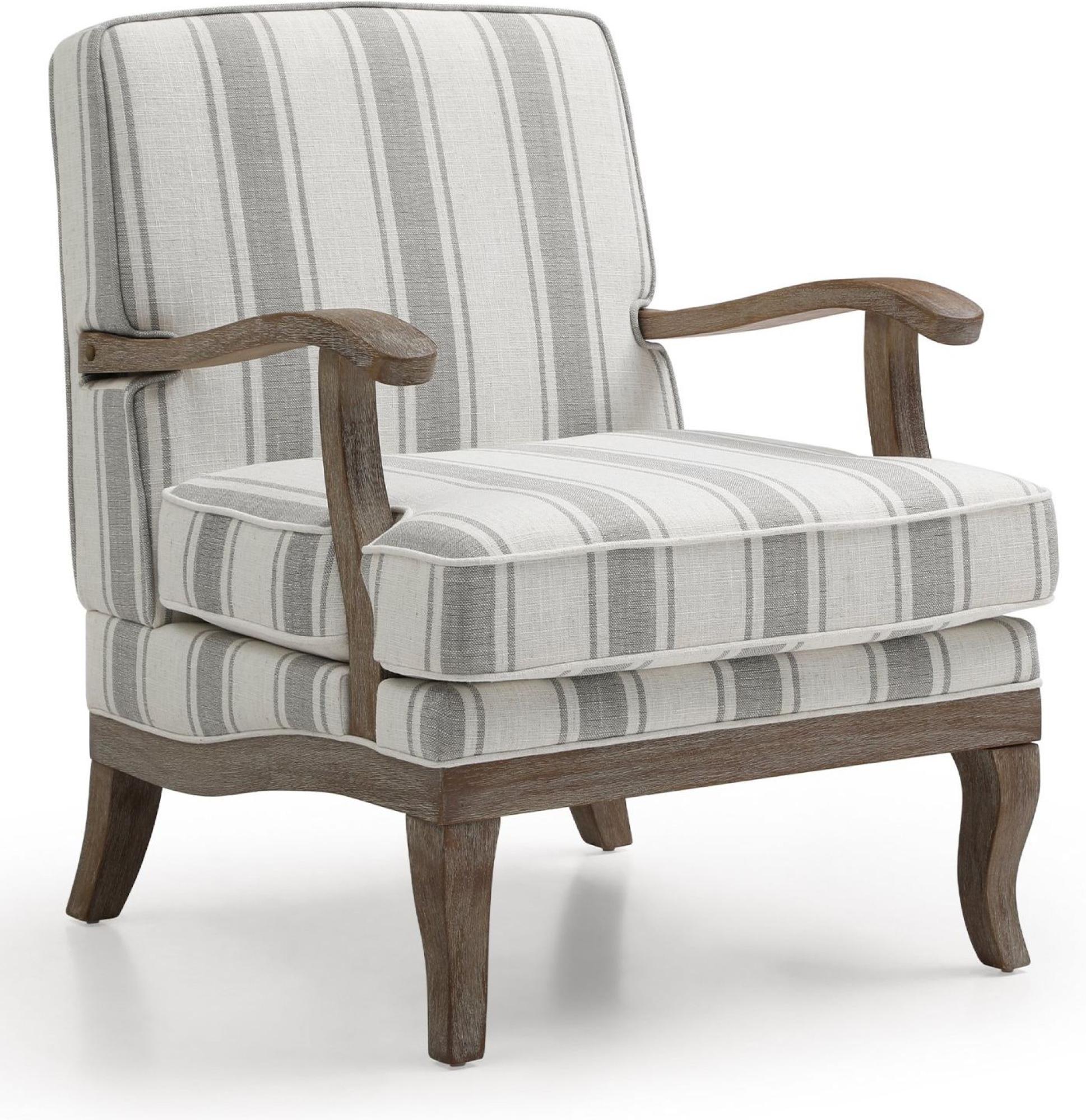 Product photograph of Colwell Gaia Textured Stripe Natural Fabric Armchair from Choice Furniture Superstore.