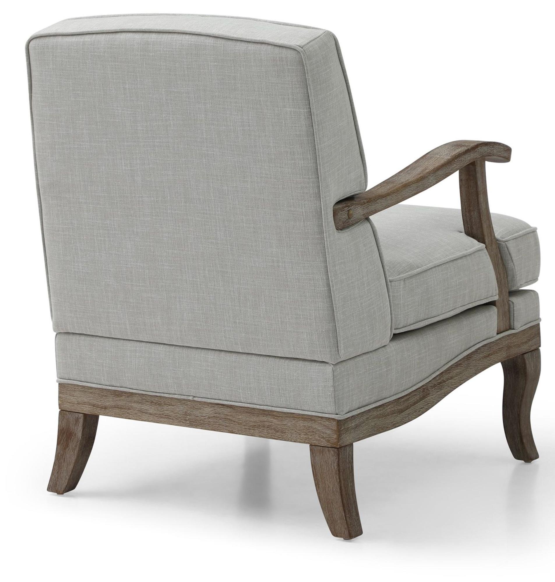 Product photograph of Colwell Antheia Textured Linen Grey Fabric Armchair from Choice Furniture Superstore.