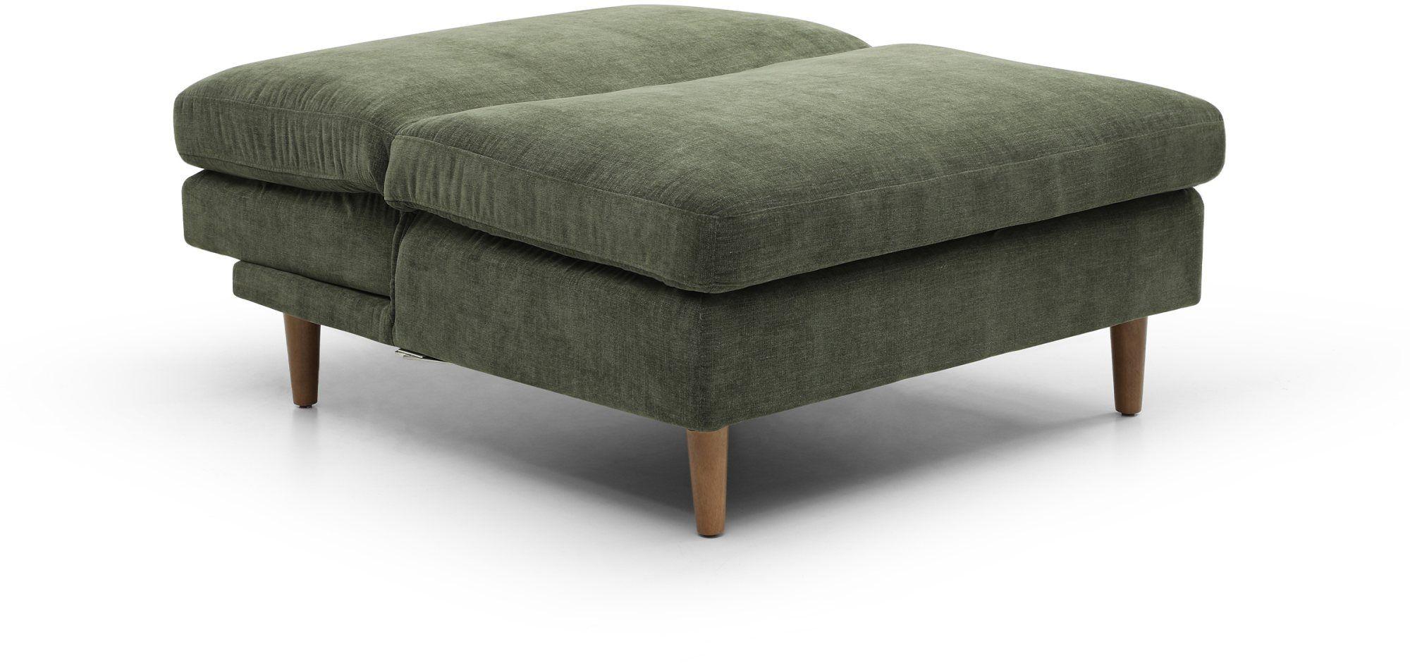 Product photograph of Scott Eryx Chenille Olive Green Fabric Click Clack Chair from Choice Furniture Superstore.