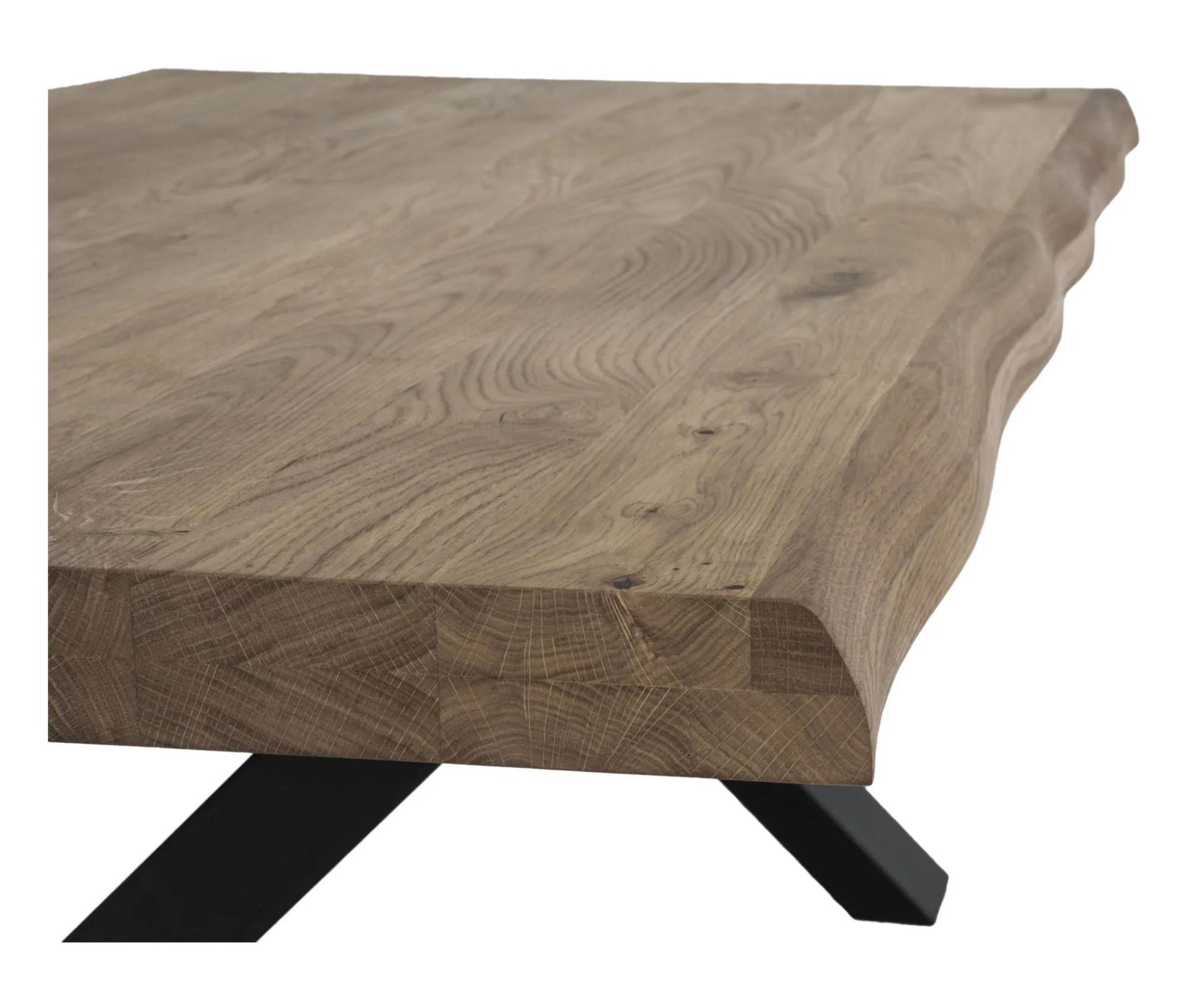 Product photograph of Toulon Smoked Oak 70cm Coffee Table from Choice Furniture Superstore.