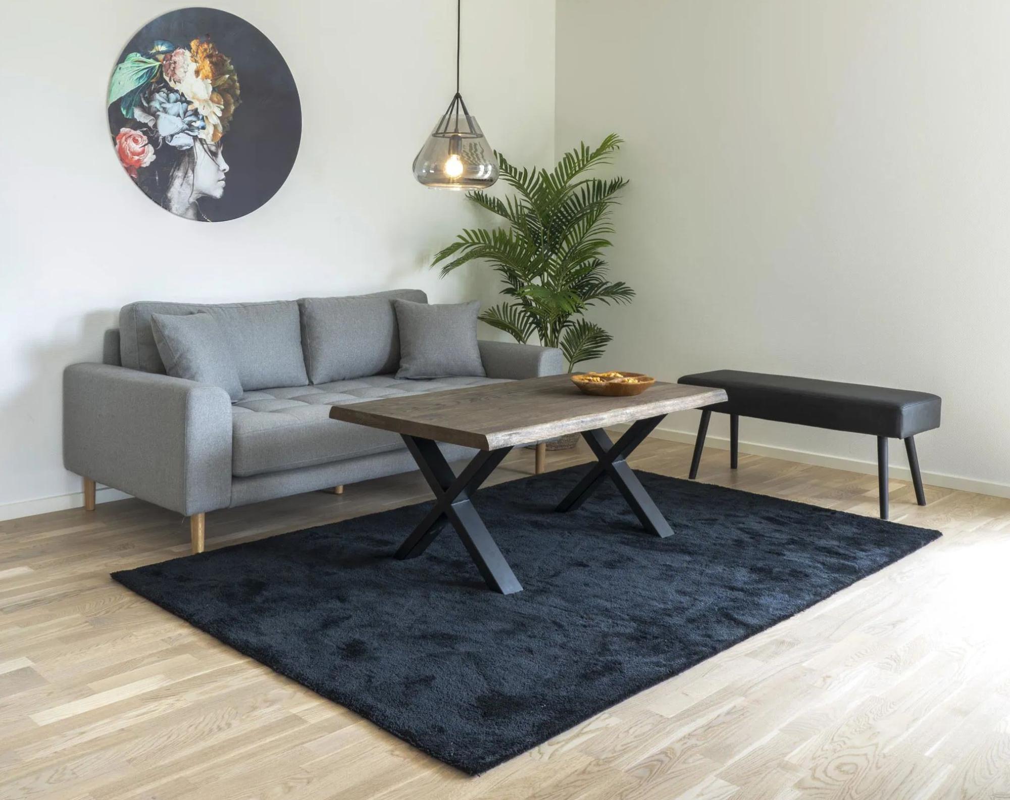 Product photograph of Toulon Smoked Oak 70cm Coffee Table from Choice Furniture Superstore.