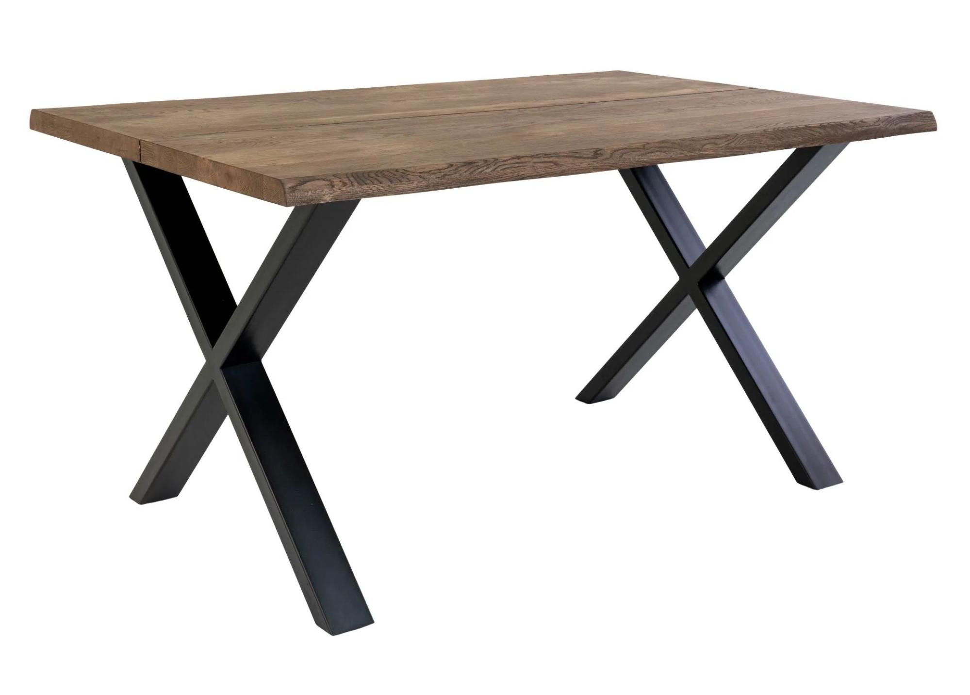 Product photograph of Horsham 140cm Smoked Oiled Oak Dining Table from Choice Furniture Superstore.