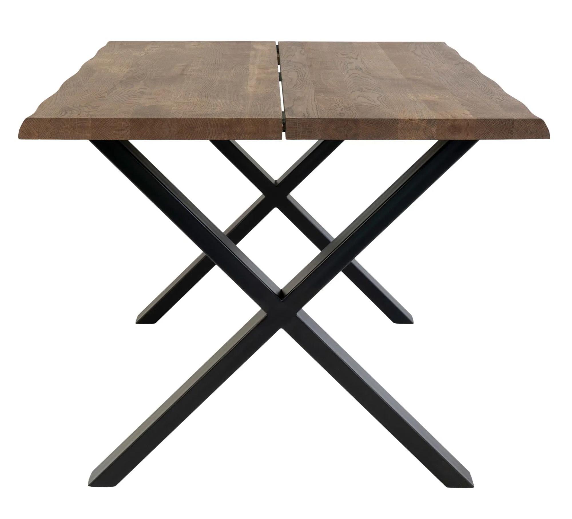 Product photograph of Horsham 140cm Smoked Oiled Oak Dining Table from Choice Furniture Superstore.