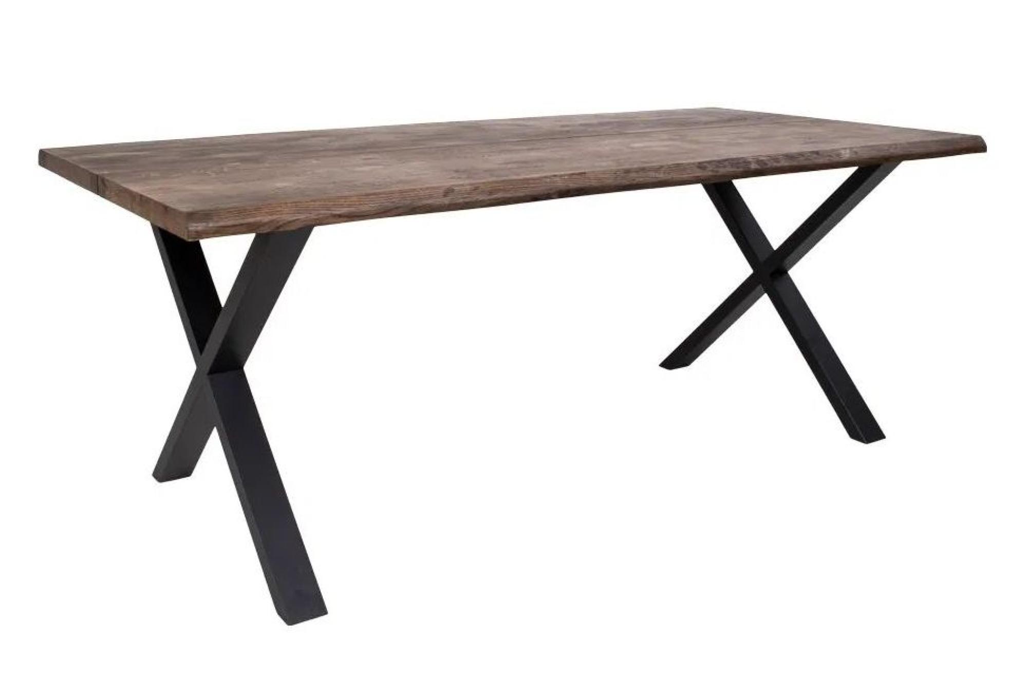 Product photograph of Horsham 200cm Smoked Oiled Oak Dining Table from Choice Furniture Superstore.