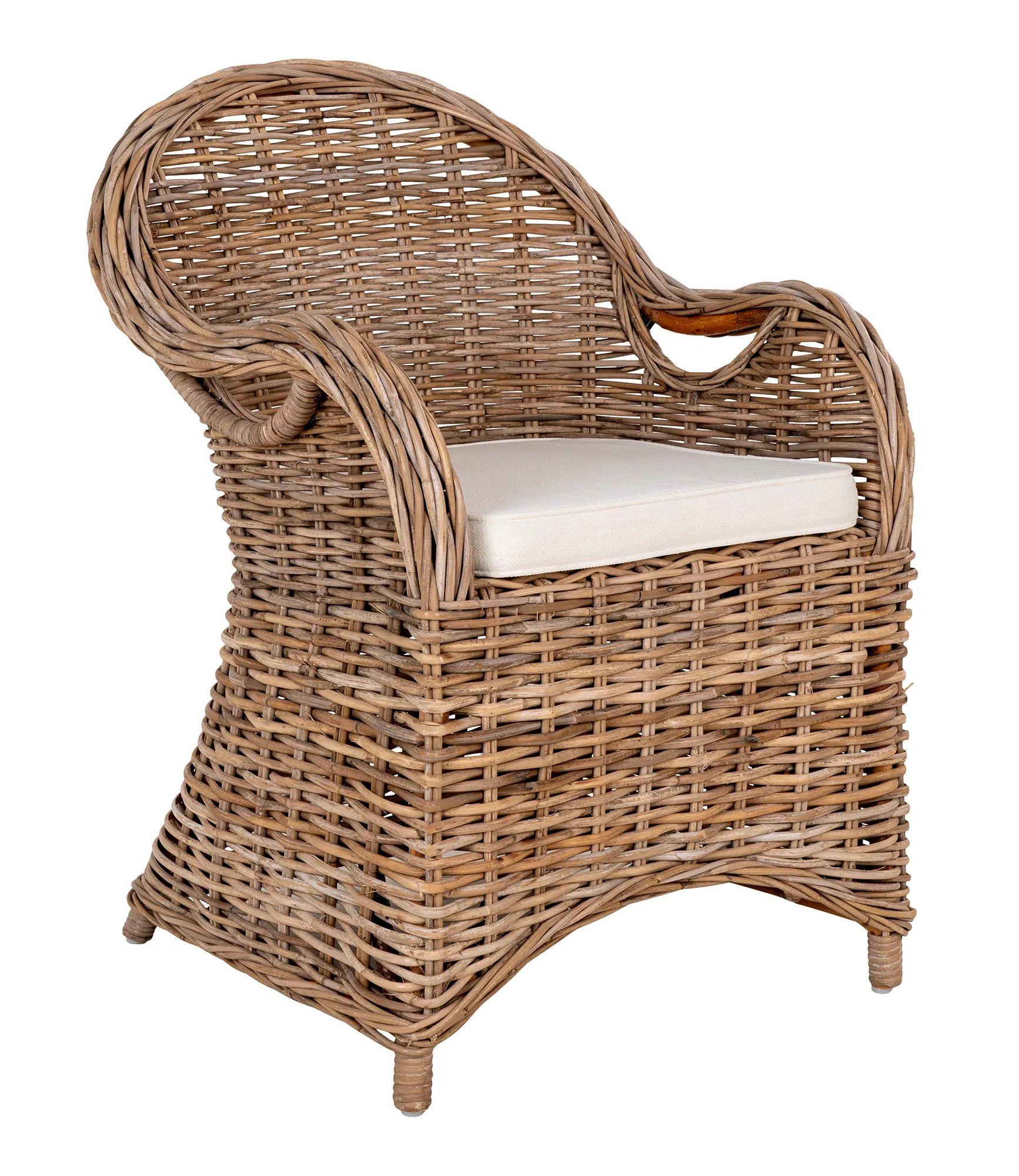 Product photograph of Set Of 2 Jarklin Rattan Outdoor Armchair from Choice Furniture Superstore.