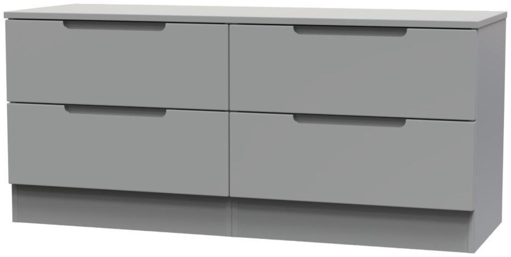 Product photograph of Milan Grey Bed Box from Choice Furniture Superstore.