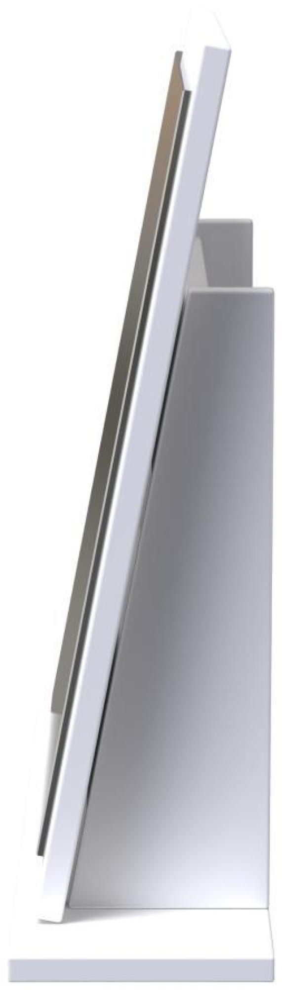 Product photograph of Milan White Gloss Dressing Mirror from Choice Furniture Superstore.