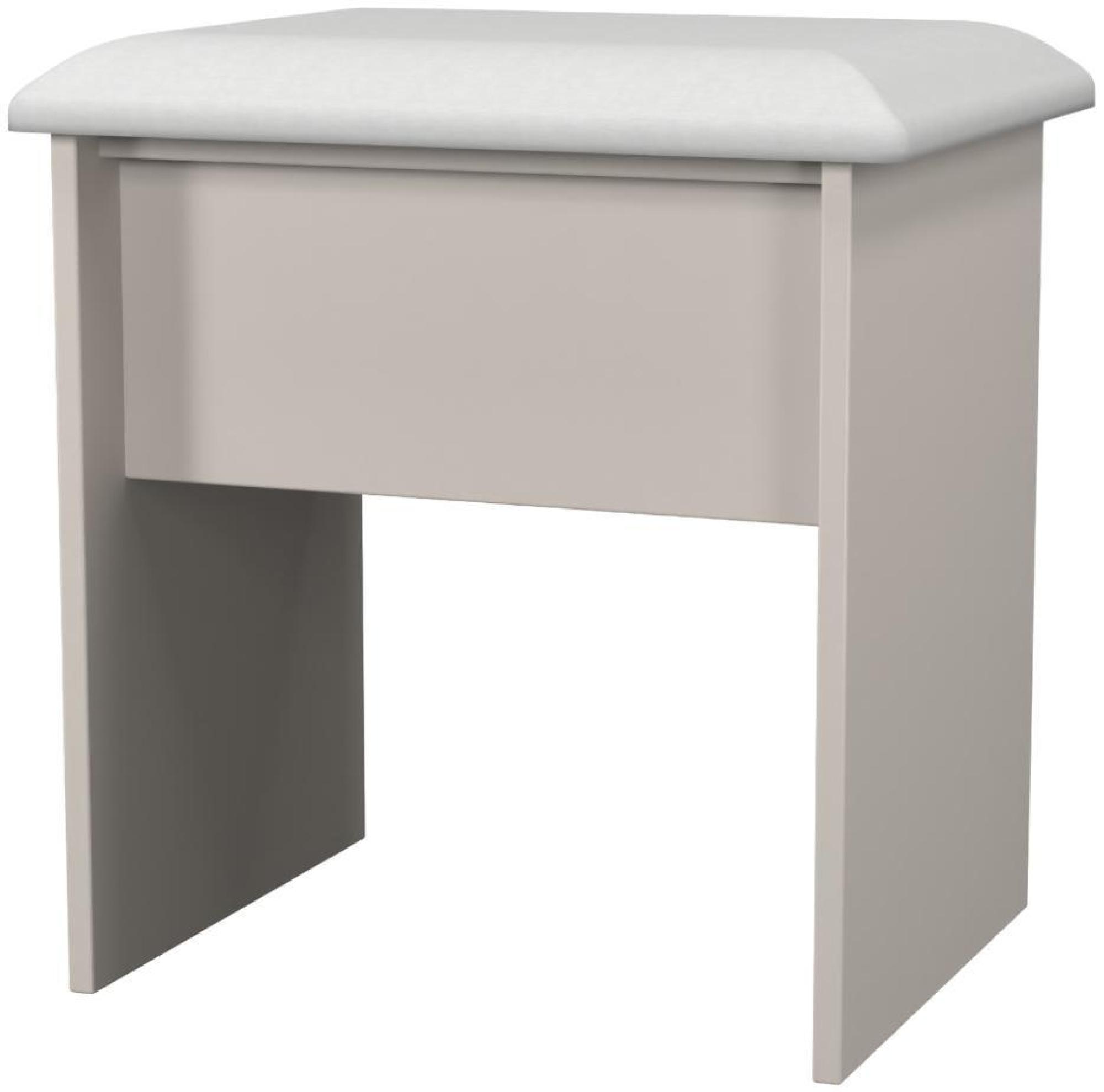 Product photograph of Norfolk Cashmere Padded Dressing Stool from Choice Furniture Superstore.