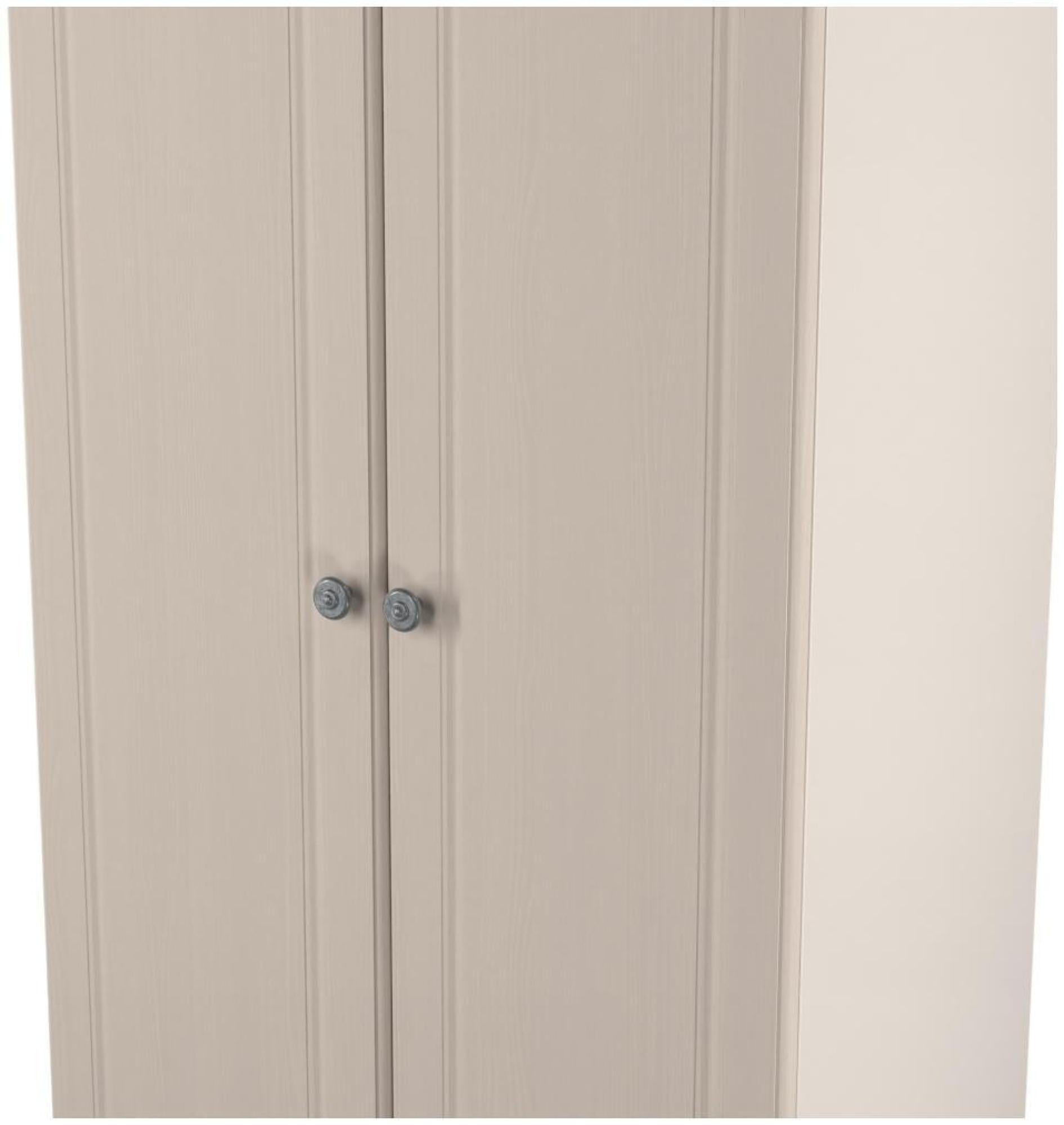 Product photograph of Norfolk Kashmir And Oak Effect 2 Door Plain Wardrobe from Choice Furniture Superstore.