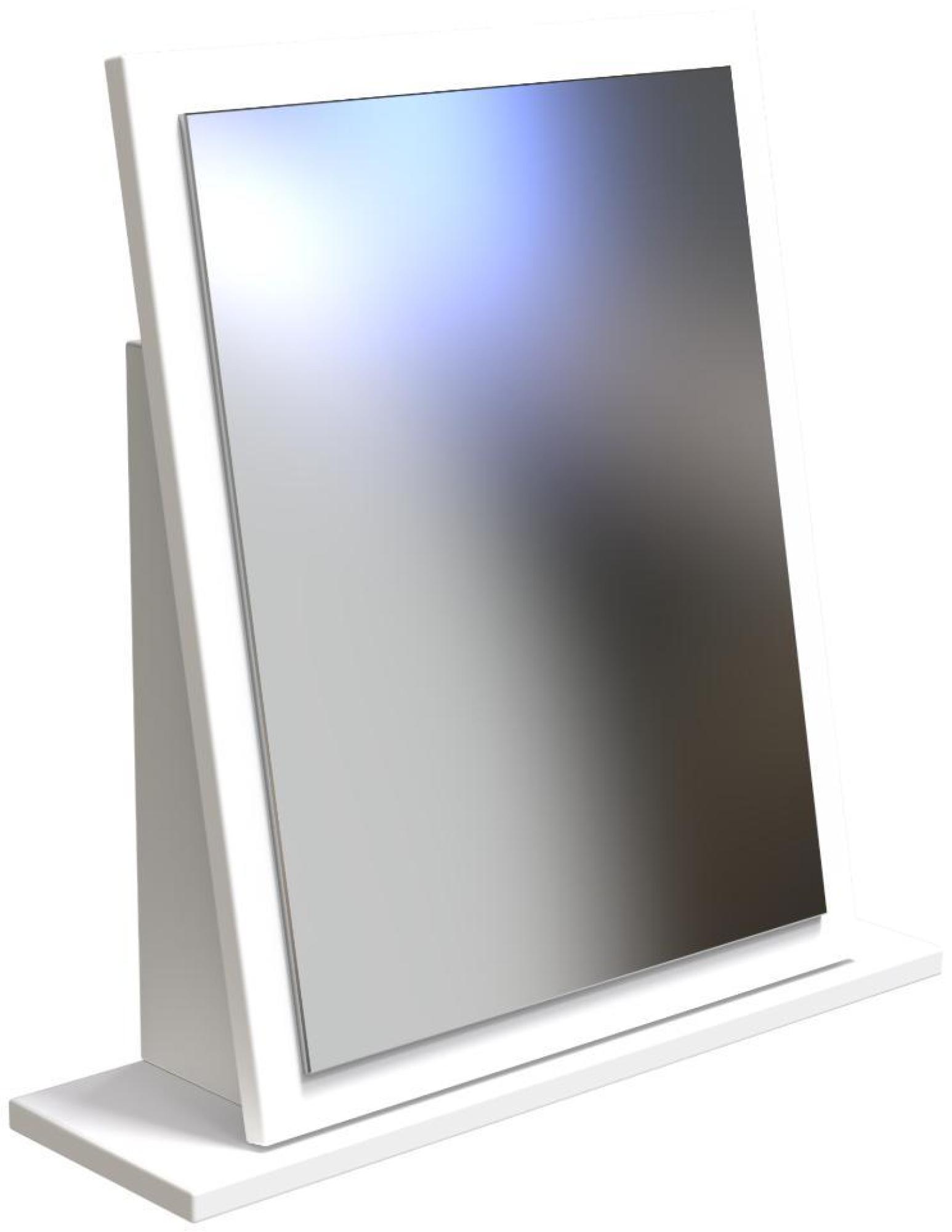 Product photograph of Norfolk White Dressing Mirror from Choice Furniture Superstore.