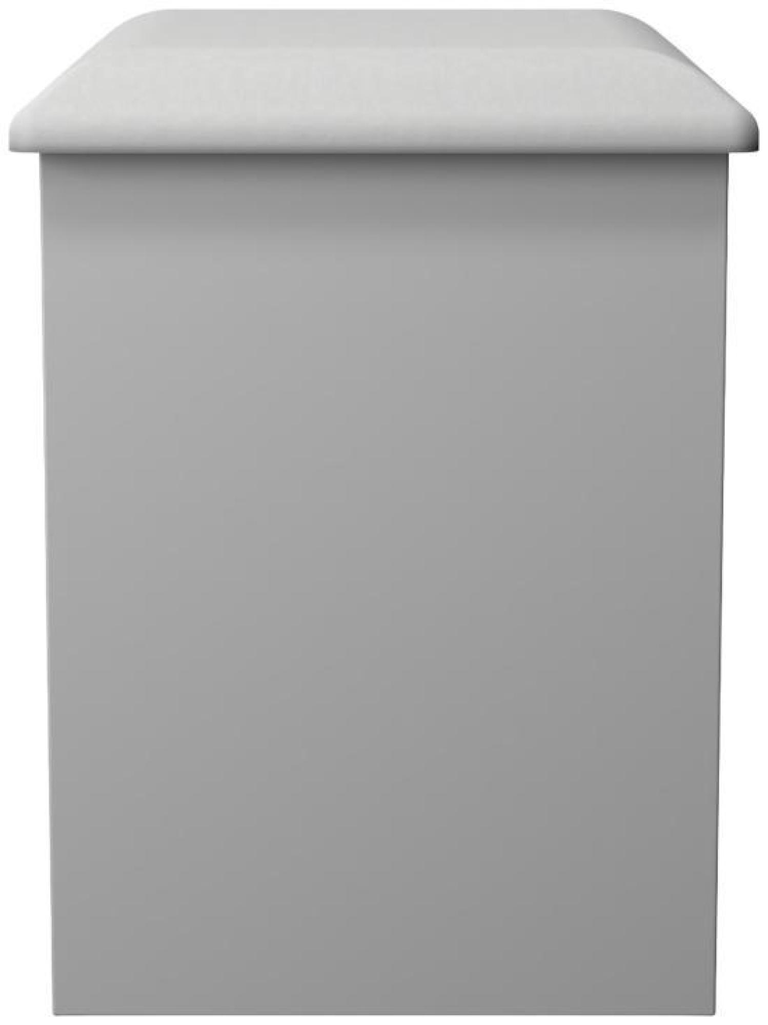 Product photograph of Sussex Grey Padded Dressing Stool from Choice Furniture Superstore.