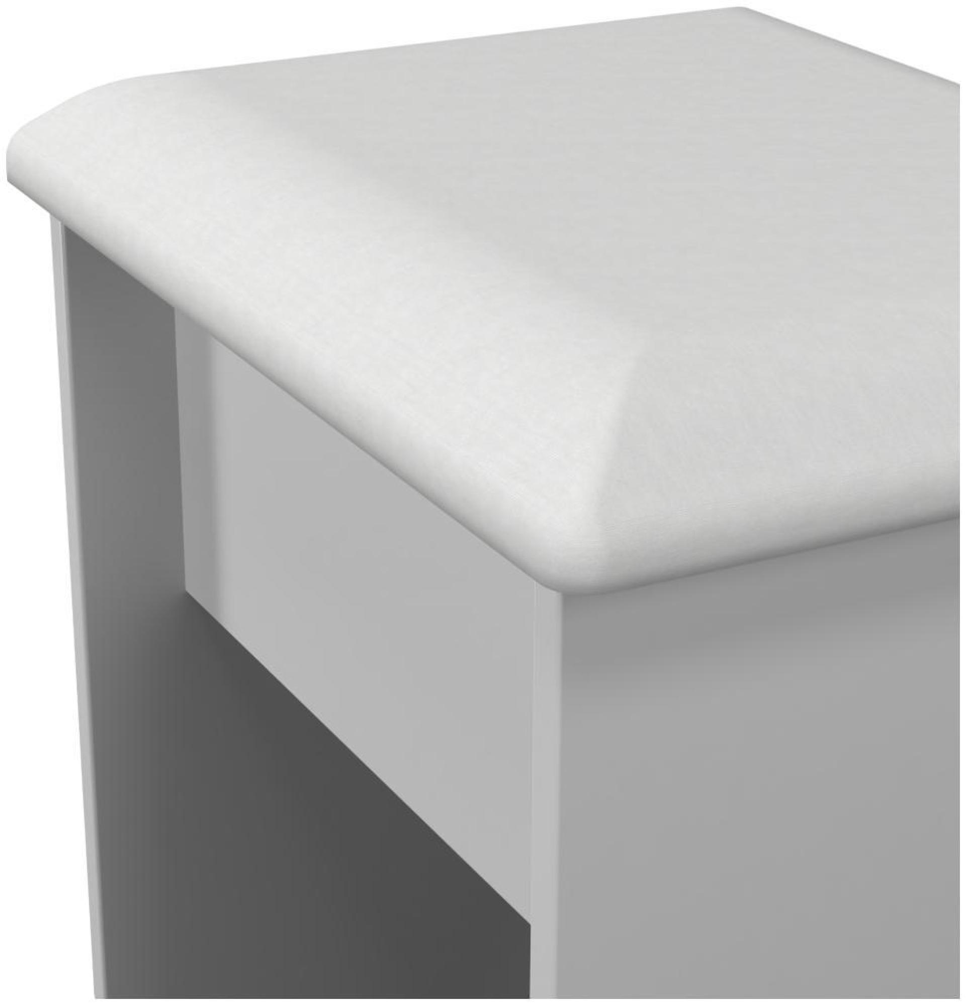 Product photograph of Sussex Grey Padded Dressing Stool from Choice Furniture Superstore.