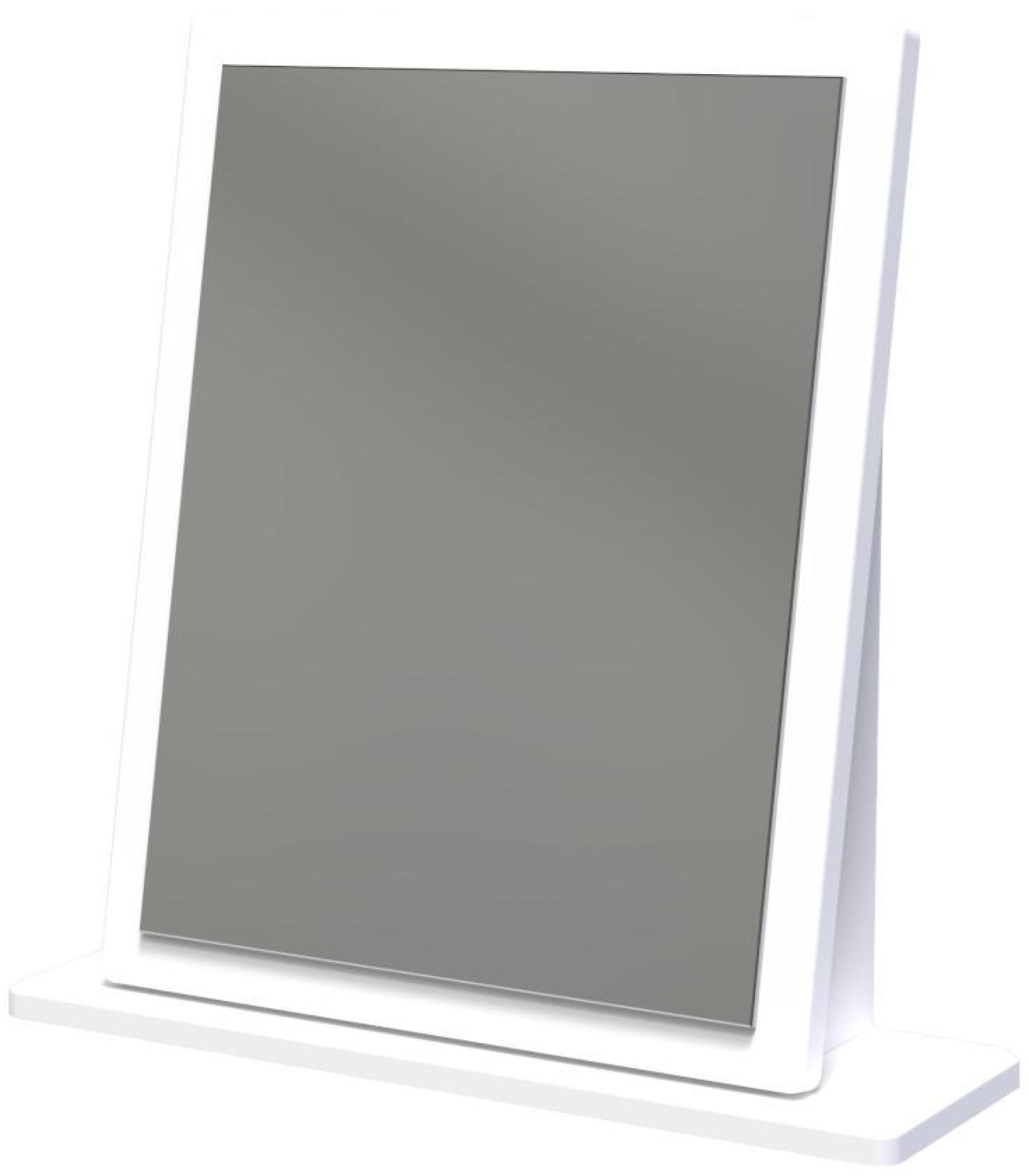 Product photograph of Sussex White Dressing Mirror from Choice Furniture Superstore.