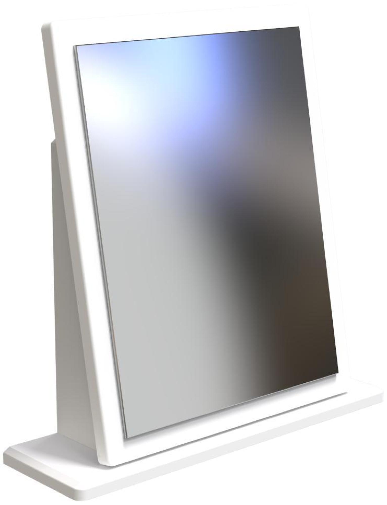 Product photograph of Sussex White Dressing Mirror from Choice Furniture Superstore.