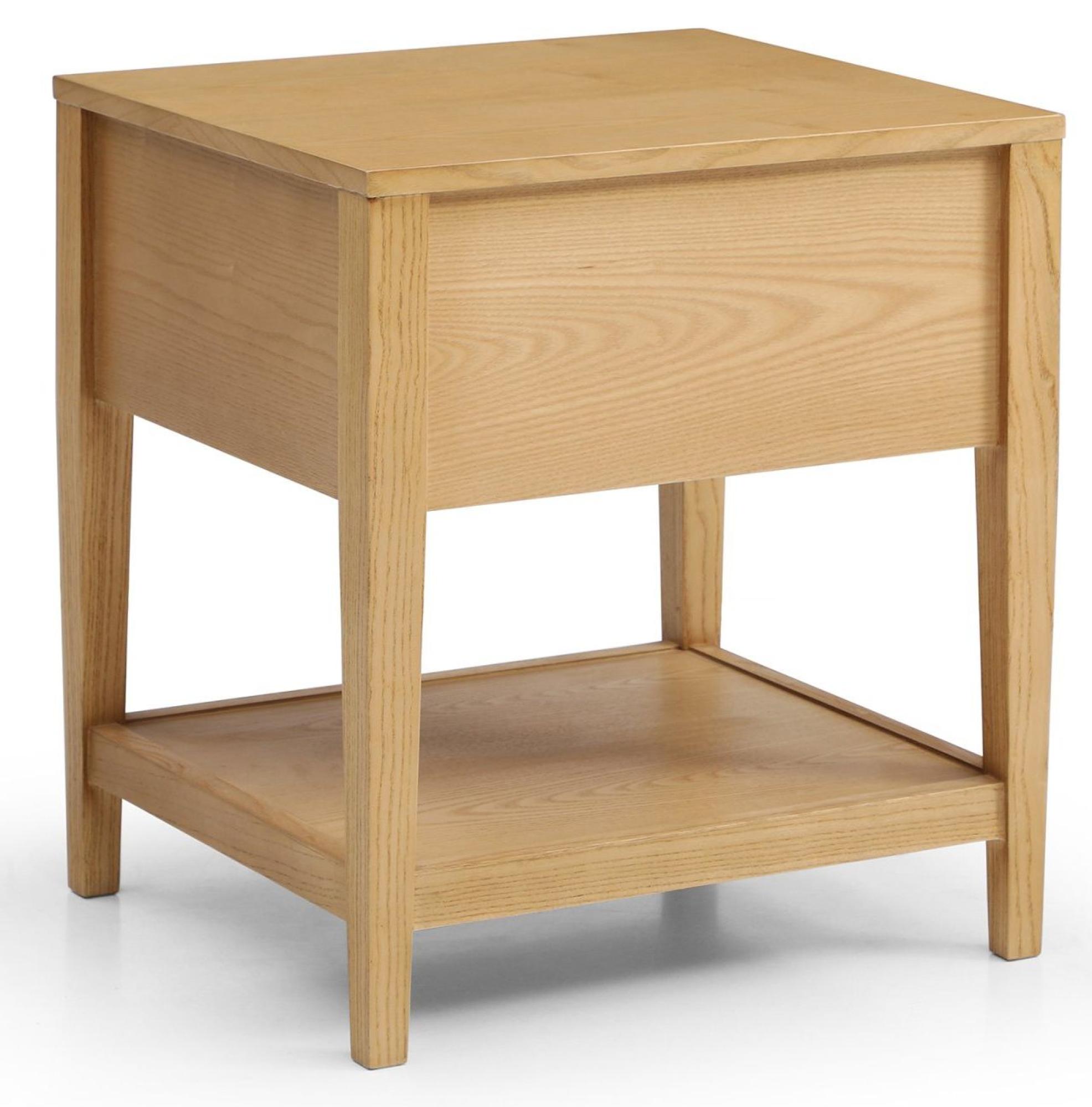 Product photograph of Max Wood And Rattan 1 Drawer Bedside Table from Choice Furniture Superstore.