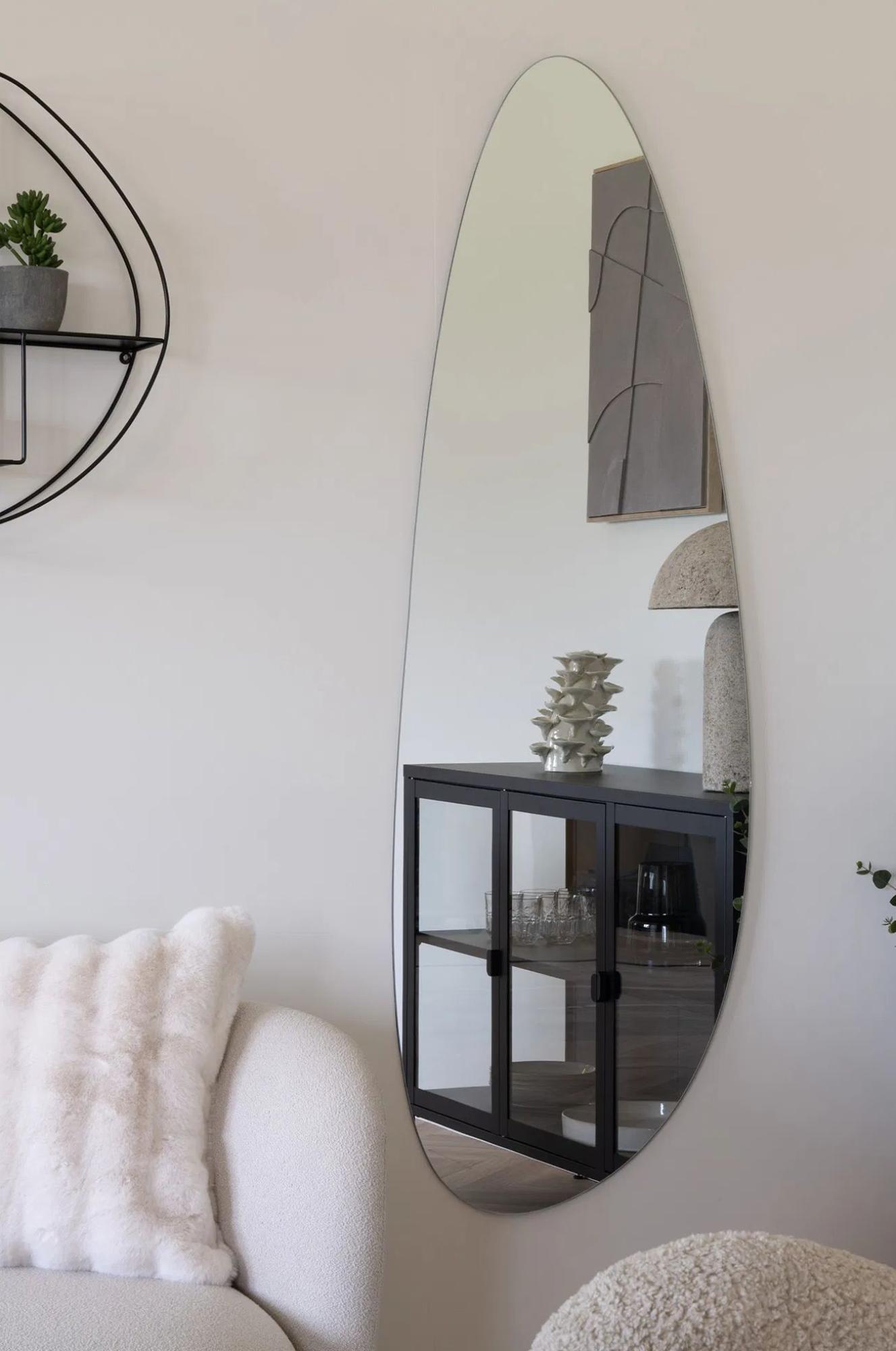Product photograph of Seaview Abstract Wall Mirror - 57cm X 160cm from Choice Furniture Superstore.