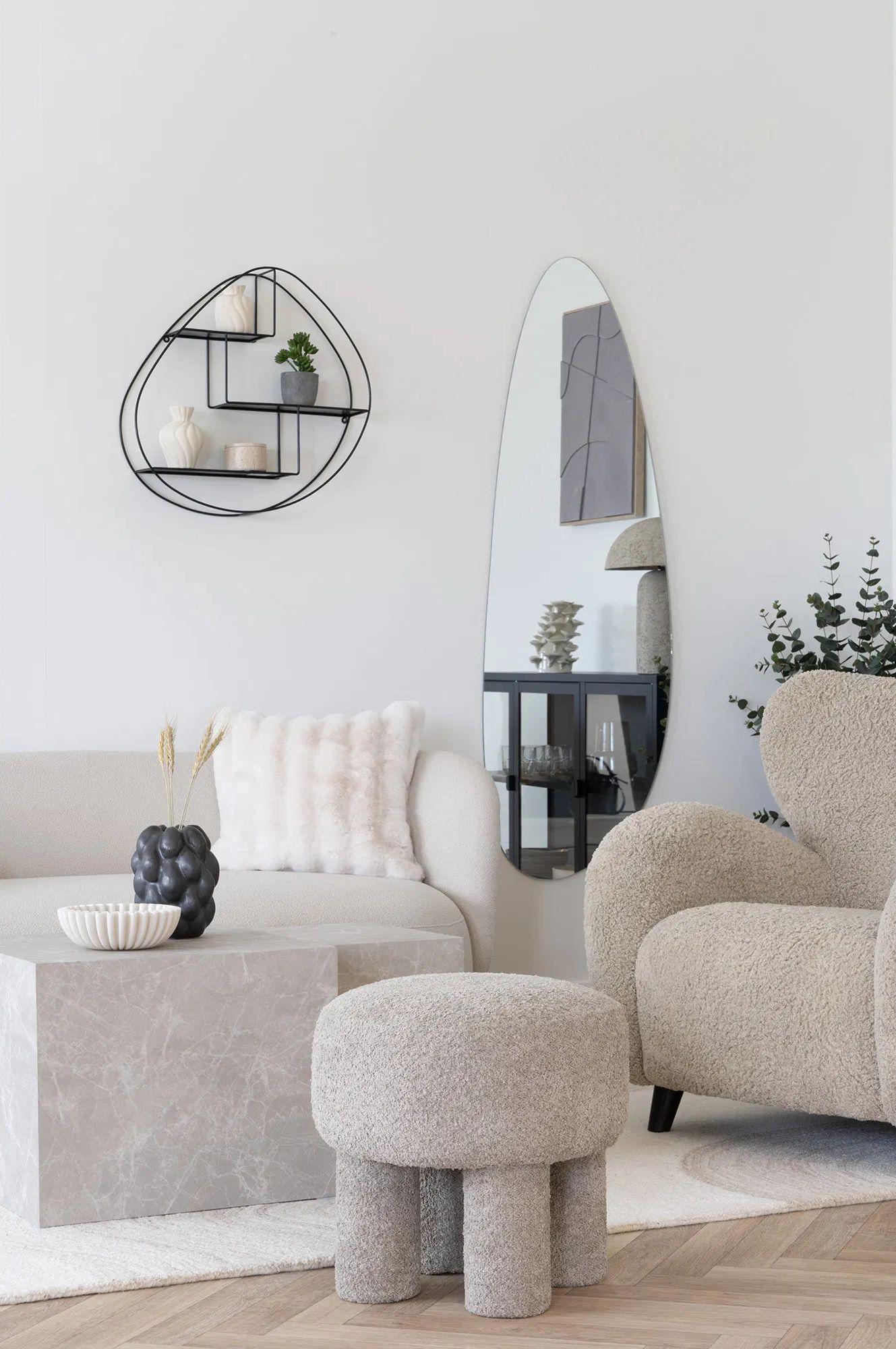 Product photograph of Seaview Abstract Wall Mirror - 57cm X 160cm from Choice Furniture Superstore.