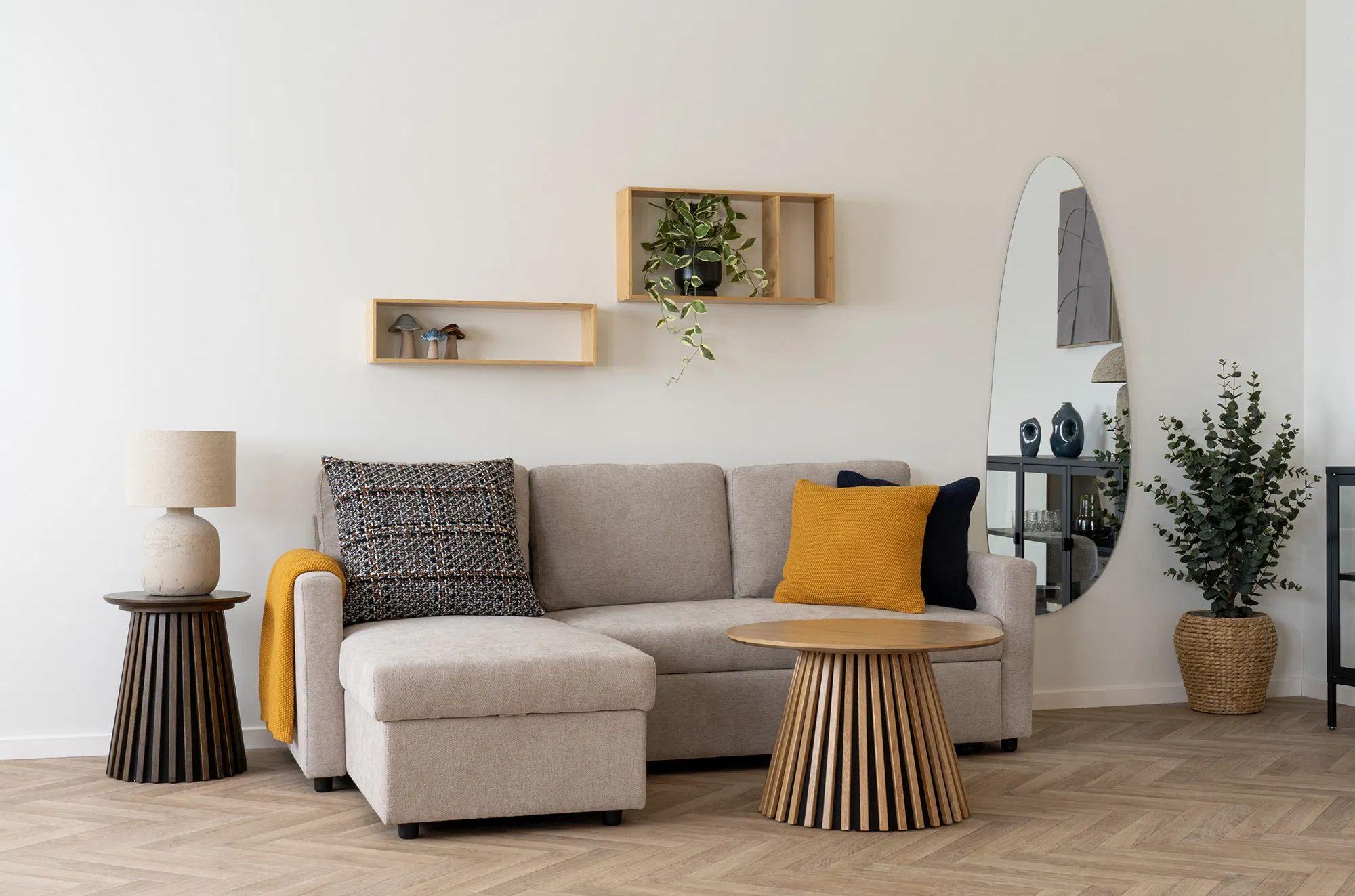 Product photograph of Seaview Abstract Wall Mirror - 57cm X 160cm from Choice Furniture Superstore.