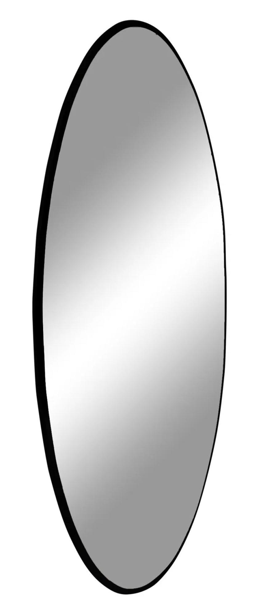 Product photograph of Sulligent Black Round Wall Mirror - 80cm X 80cm from Choice Furniture Superstore.