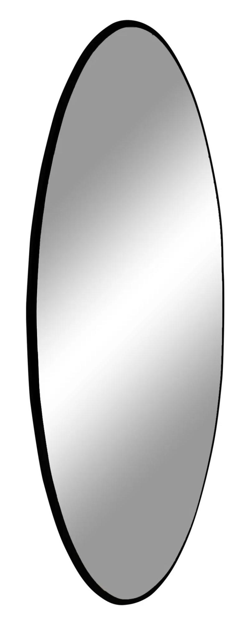 Product photograph of Sulligent Black Round Wall Mirror - 100cm X 100cm from Choice Furniture Superstore.