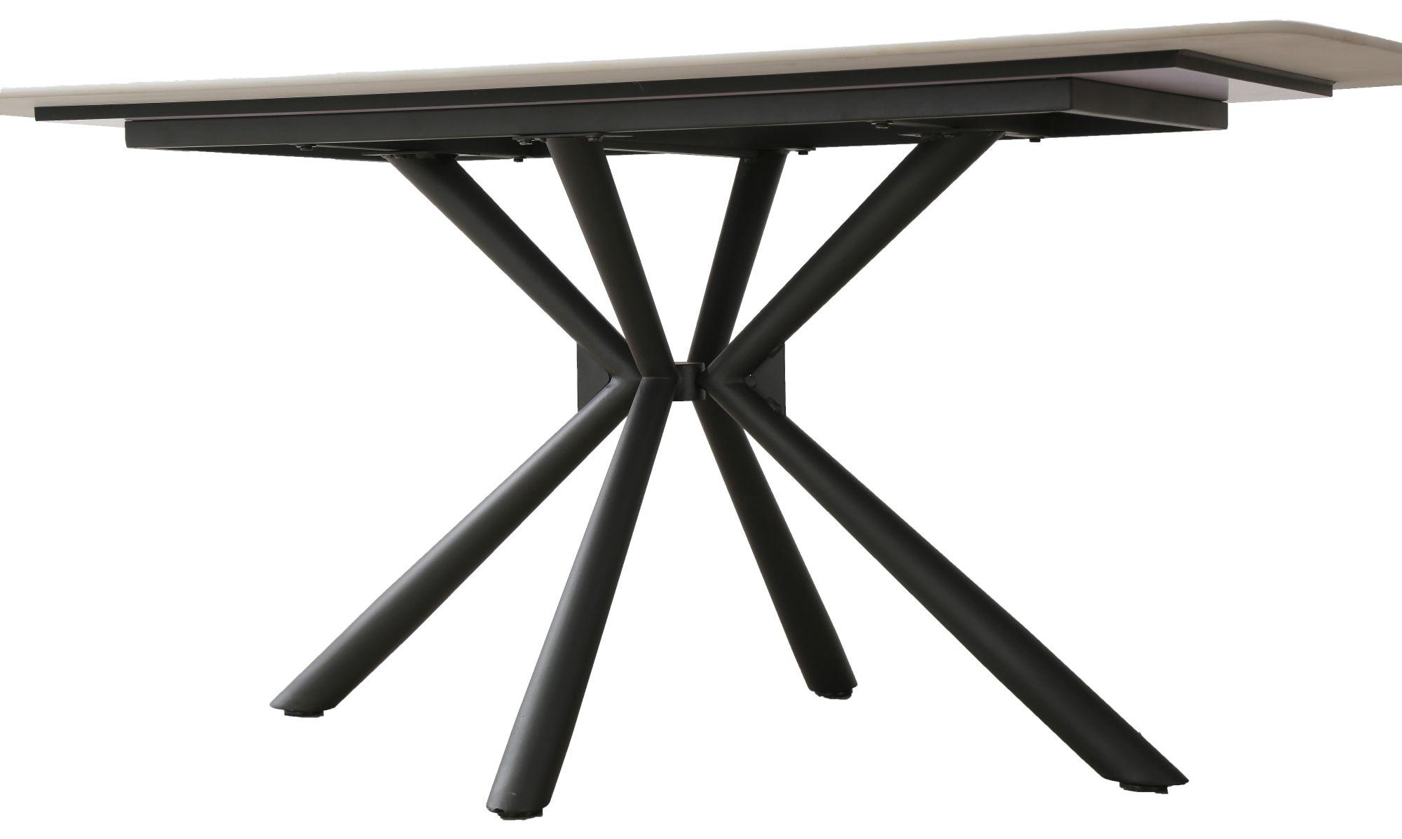 Product photograph of Ripon 160cm Grey Ceramic Dining Table from Choice Furniture Superstore.