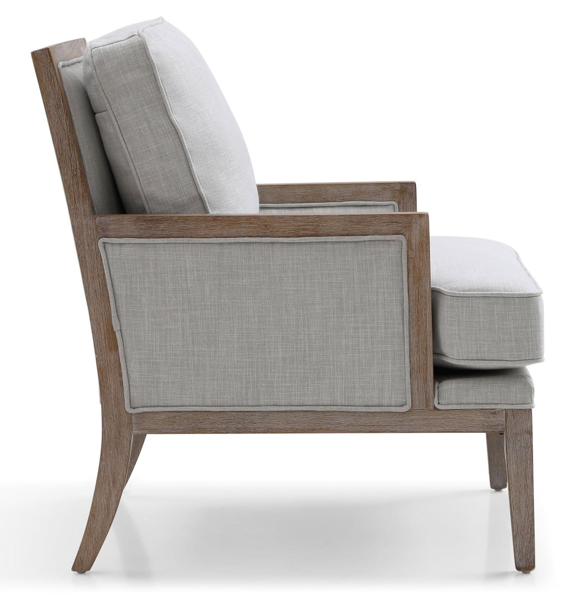Product photograph of Beatrice Grey Fabric Armchair from Choice Furniture Superstore.