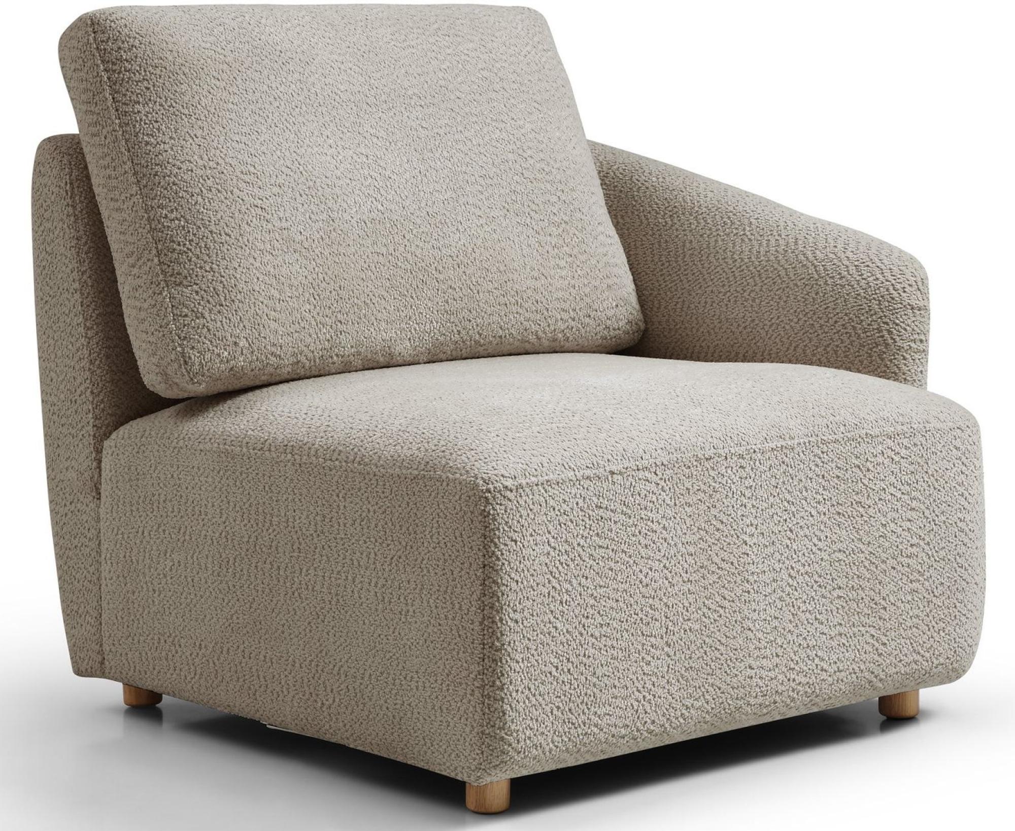 Product photograph of Como Taupe Boucle Fabric 3 Seater Modular Sofa from Choice Furniture Superstore.