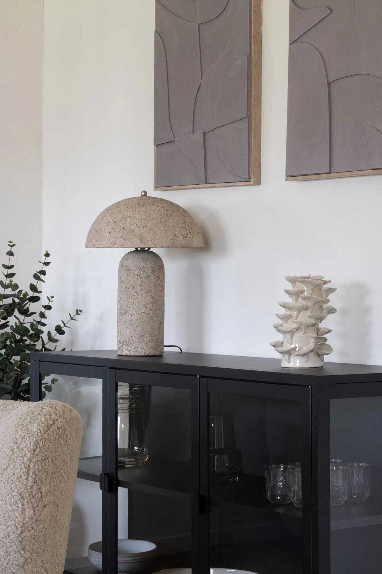 Product photograph of Lawlers Stone Table Lamp from Choice Furniture Superstore.