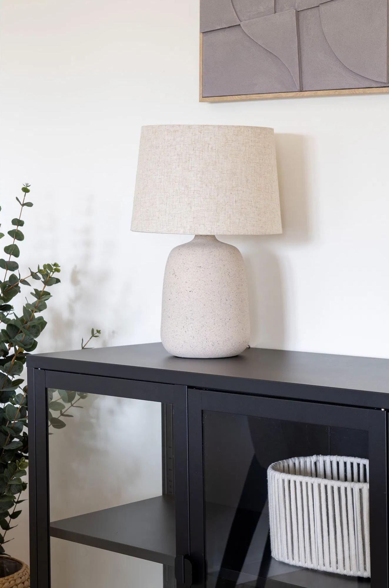 Product photograph of Croft Stone Table Lamp from Choice Furniture Superstore.