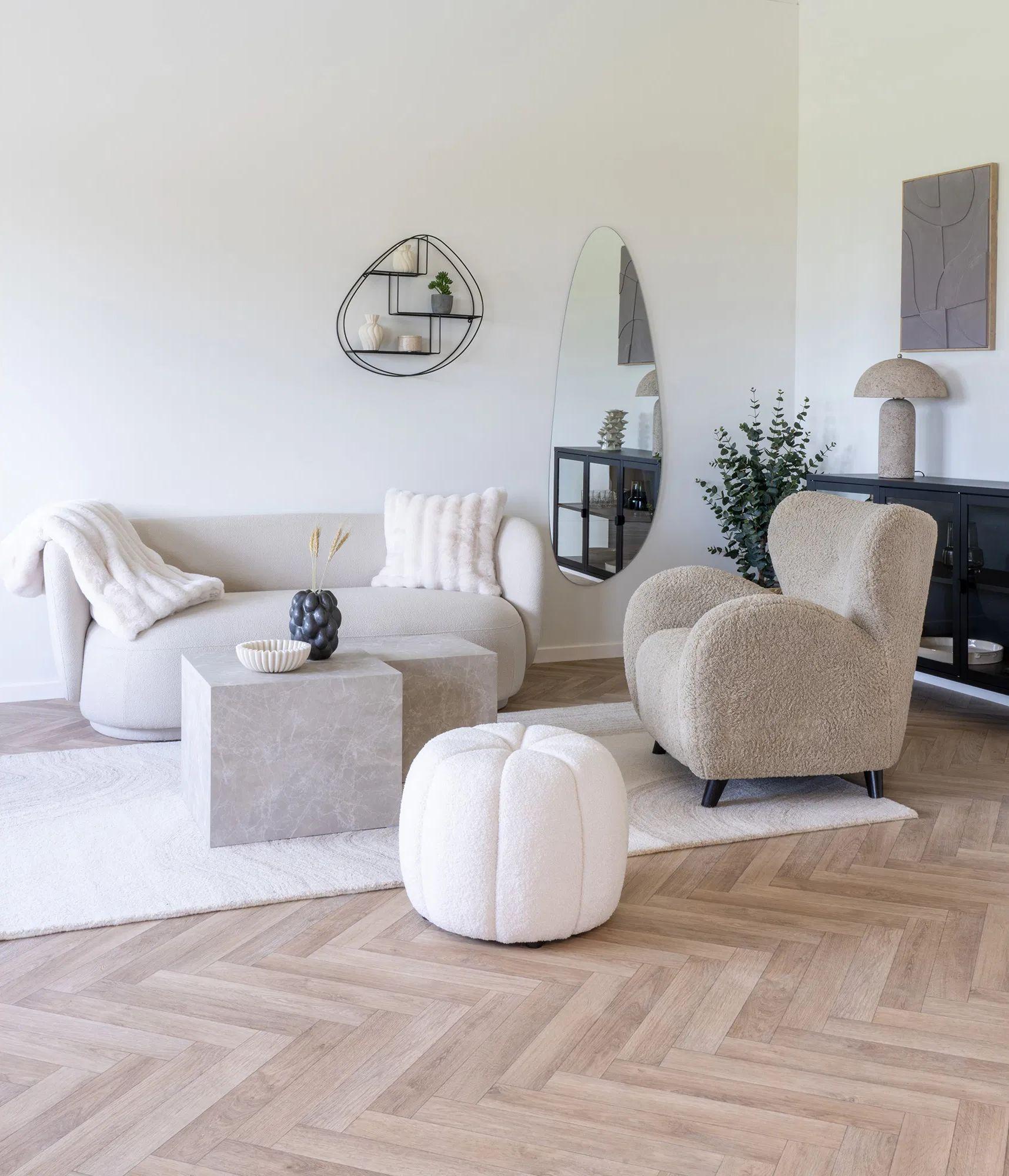 Product photograph of Danforth Sand Fabric 2 5 Seater Sofa from Choice Furniture Superstore.