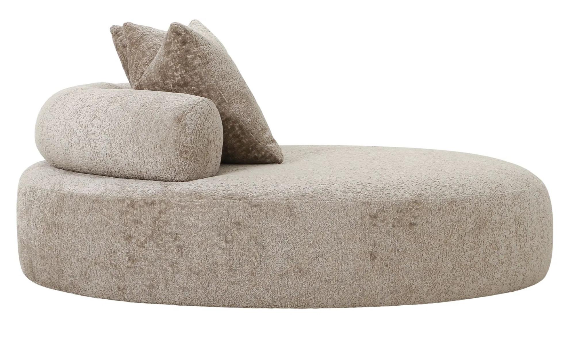 Product photograph of Kondut Natural Chenille Fabric Daybed from Choice Furniture Superstore.