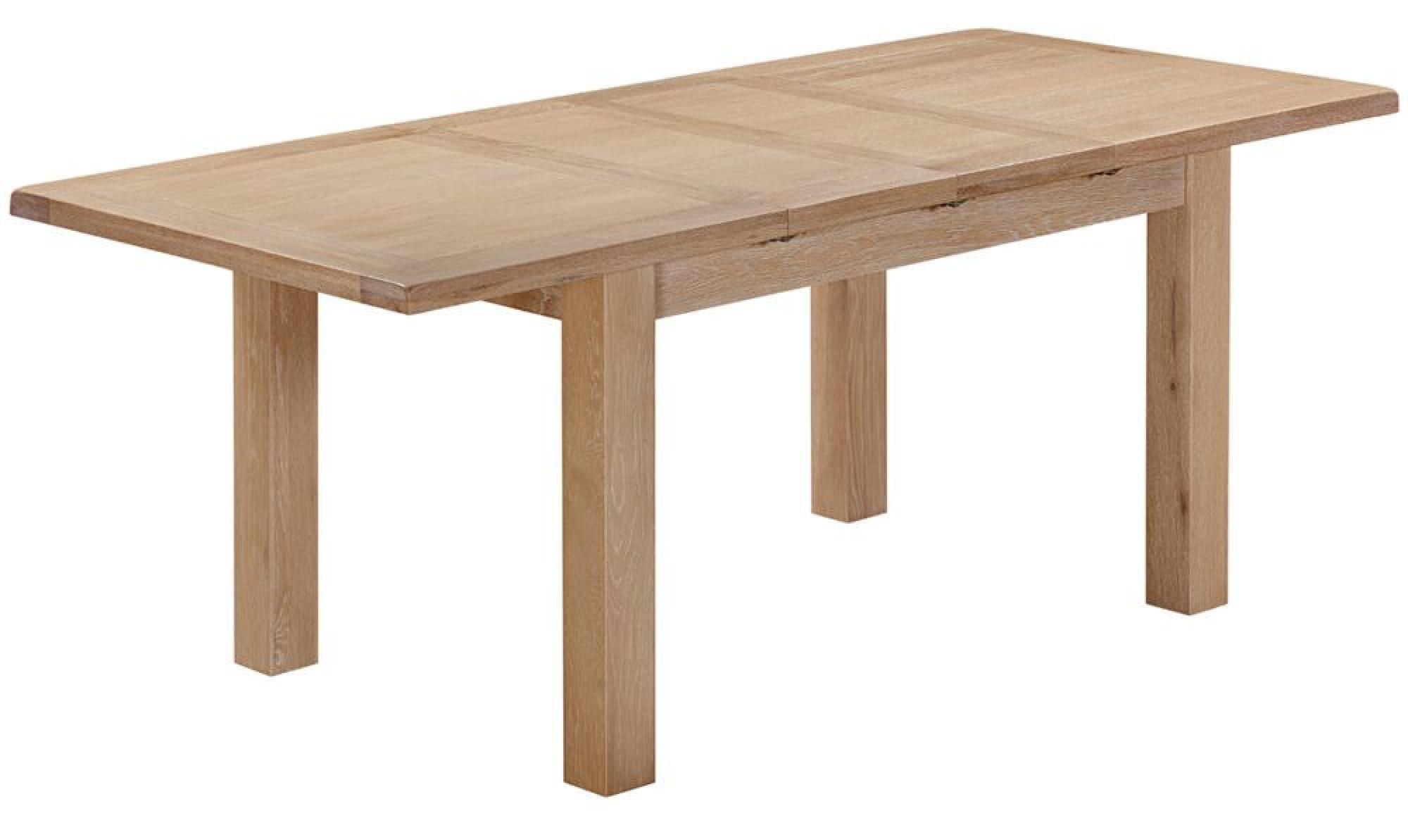 Product photograph of Wilmont Oak 4-8 Seater Extending Dining Table from Choice Furniture Superstore.