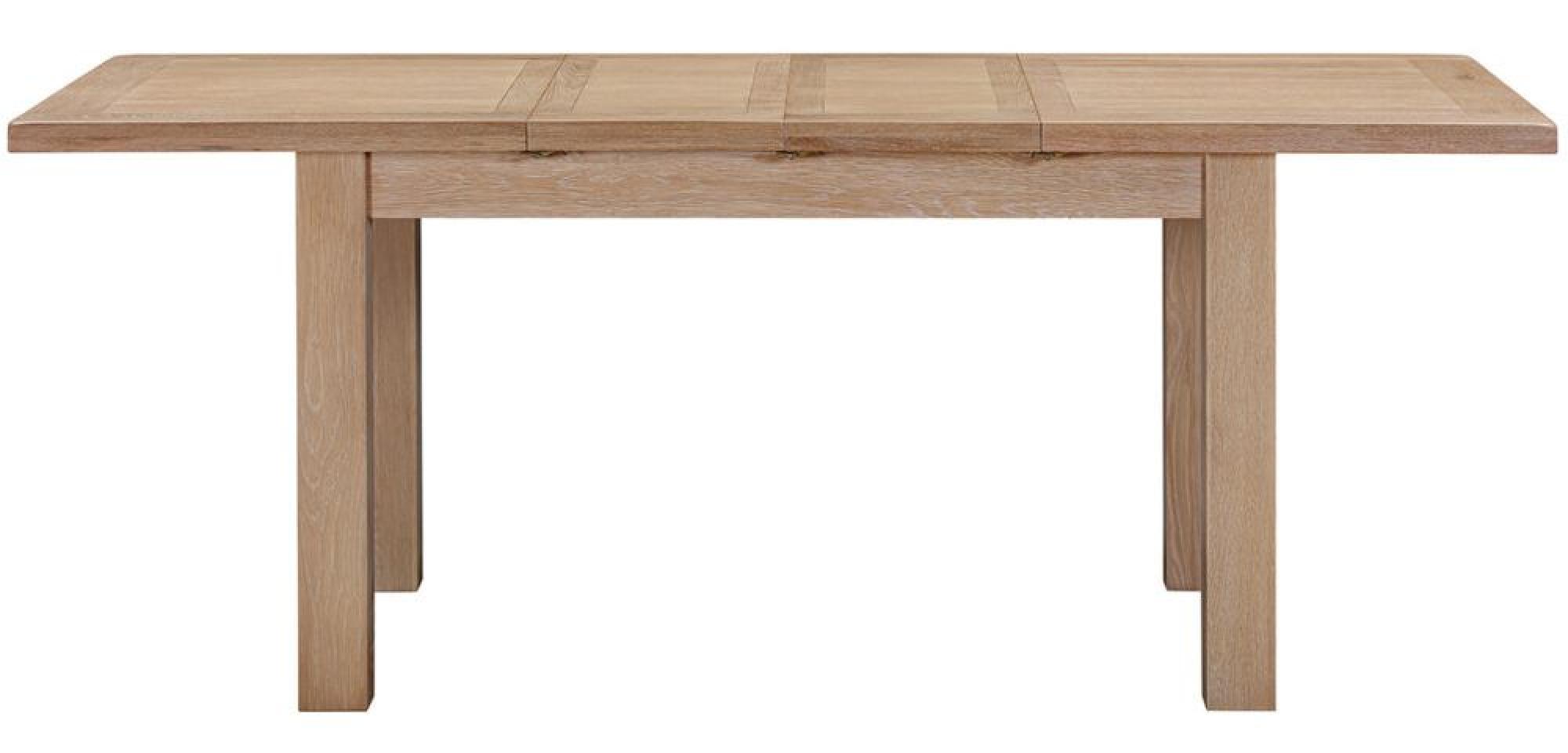 Product photograph of Wilmont Oak 4-8 Seater Extending Dining Table from Choice Furniture Superstore.