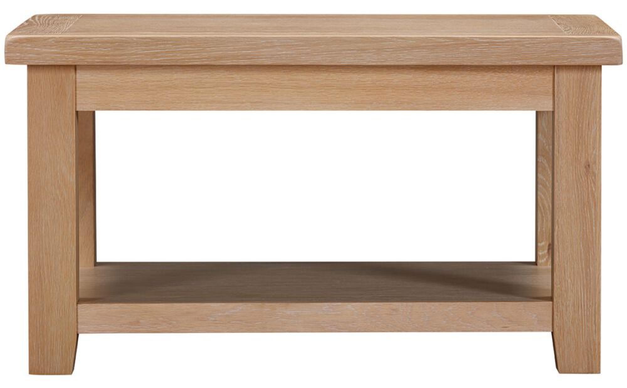 Product photograph of Wilmont Oak 90cm Standard Coffee Table from Choice Furniture Superstore.