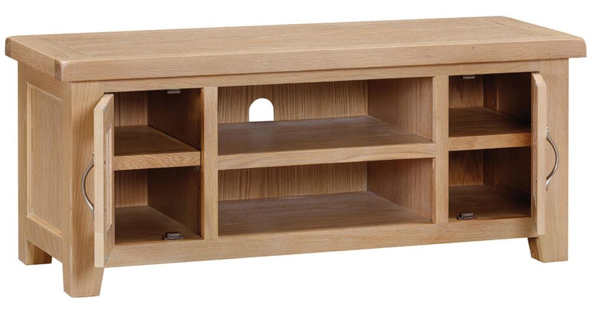 Product photograph of Wilmont Oak 120cm Tv Unit from Choice Furniture Superstore.