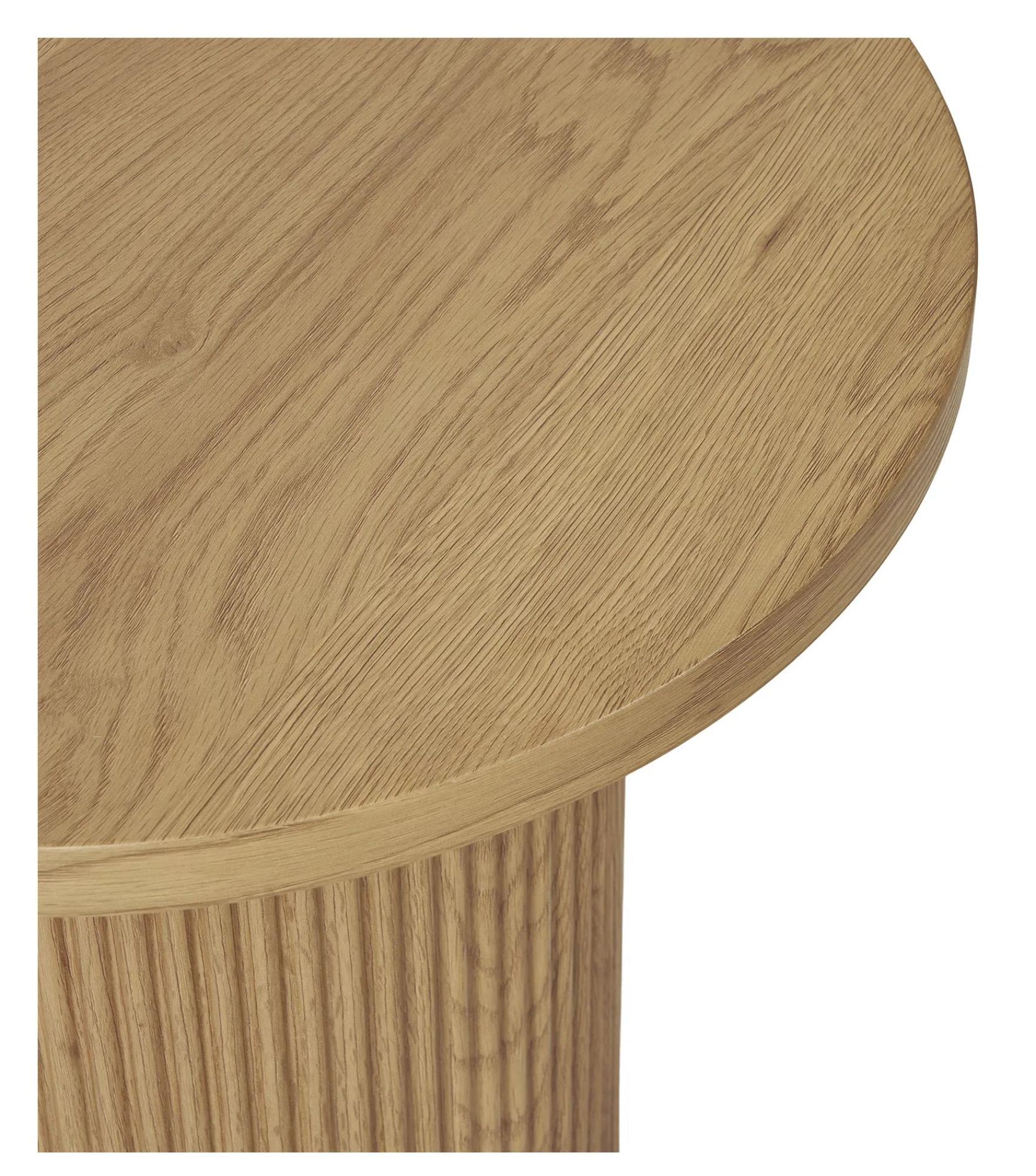 Product photograph of Boavista Natural Round Side Table from Choice Furniture Superstore.