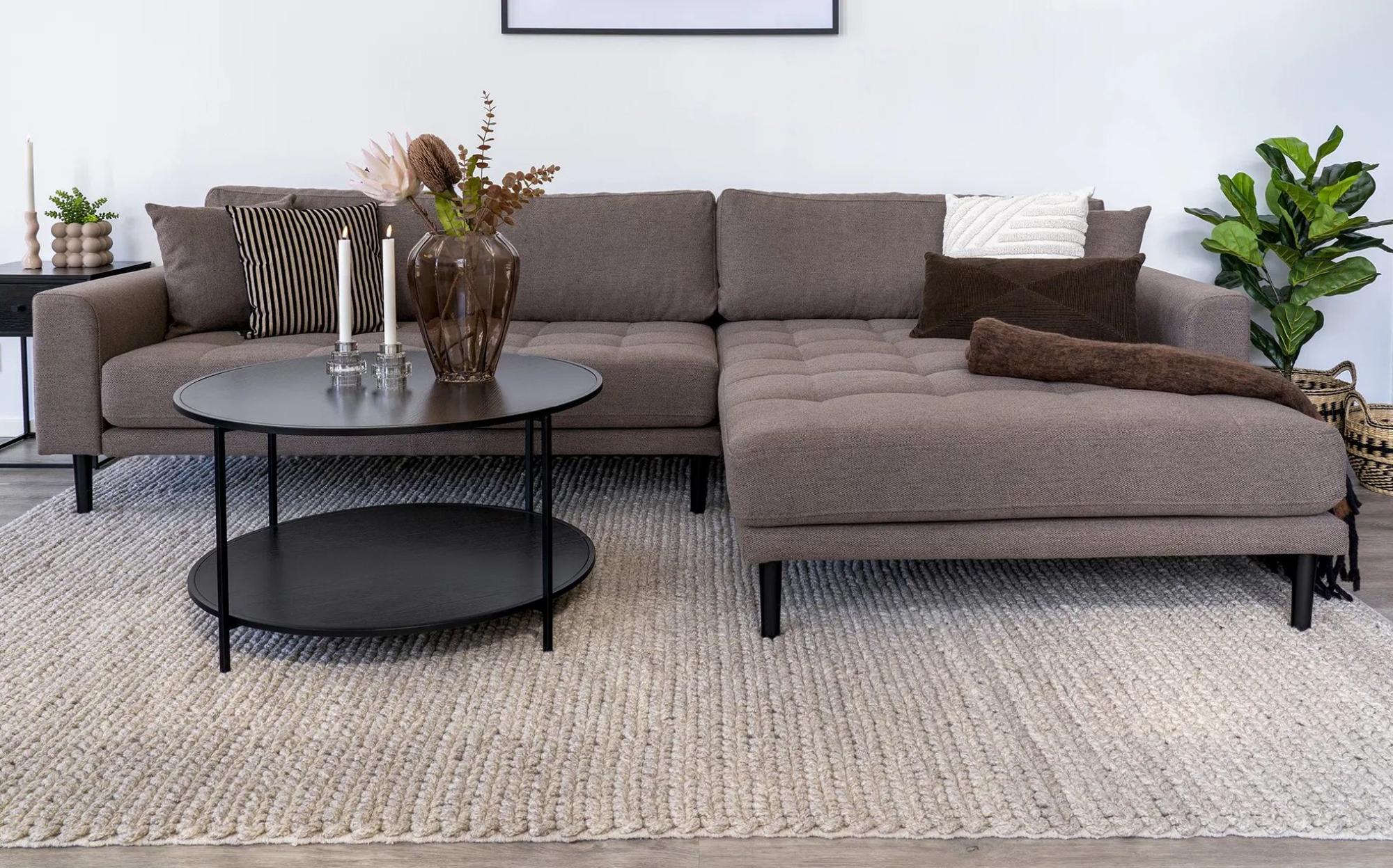 Product photograph of Vita Black 80cm Round Coffee Table from Choice Furniture Superstore.