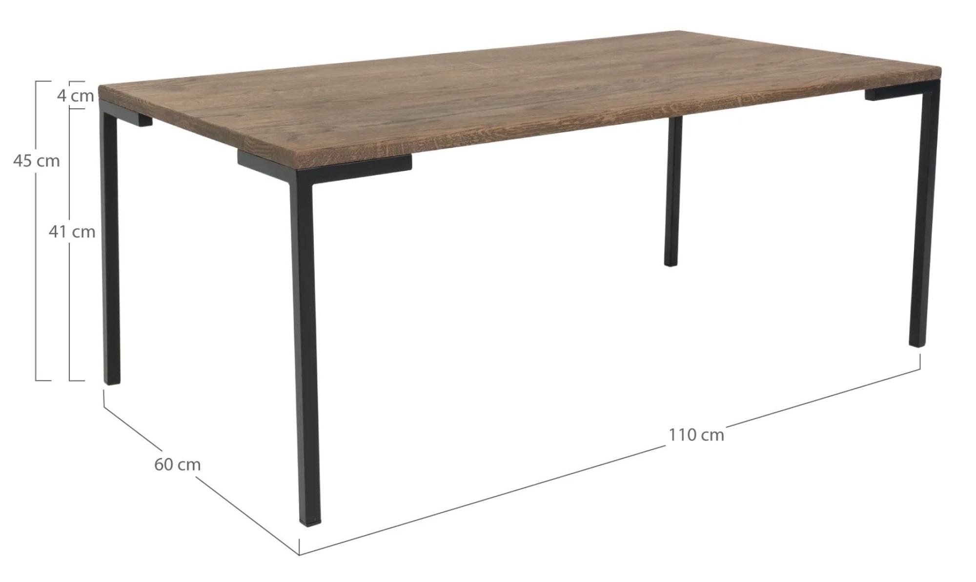 Product photograph of Ipswich Smoked Oak 110cm Coffee Table from Choice Furniture Superstore.