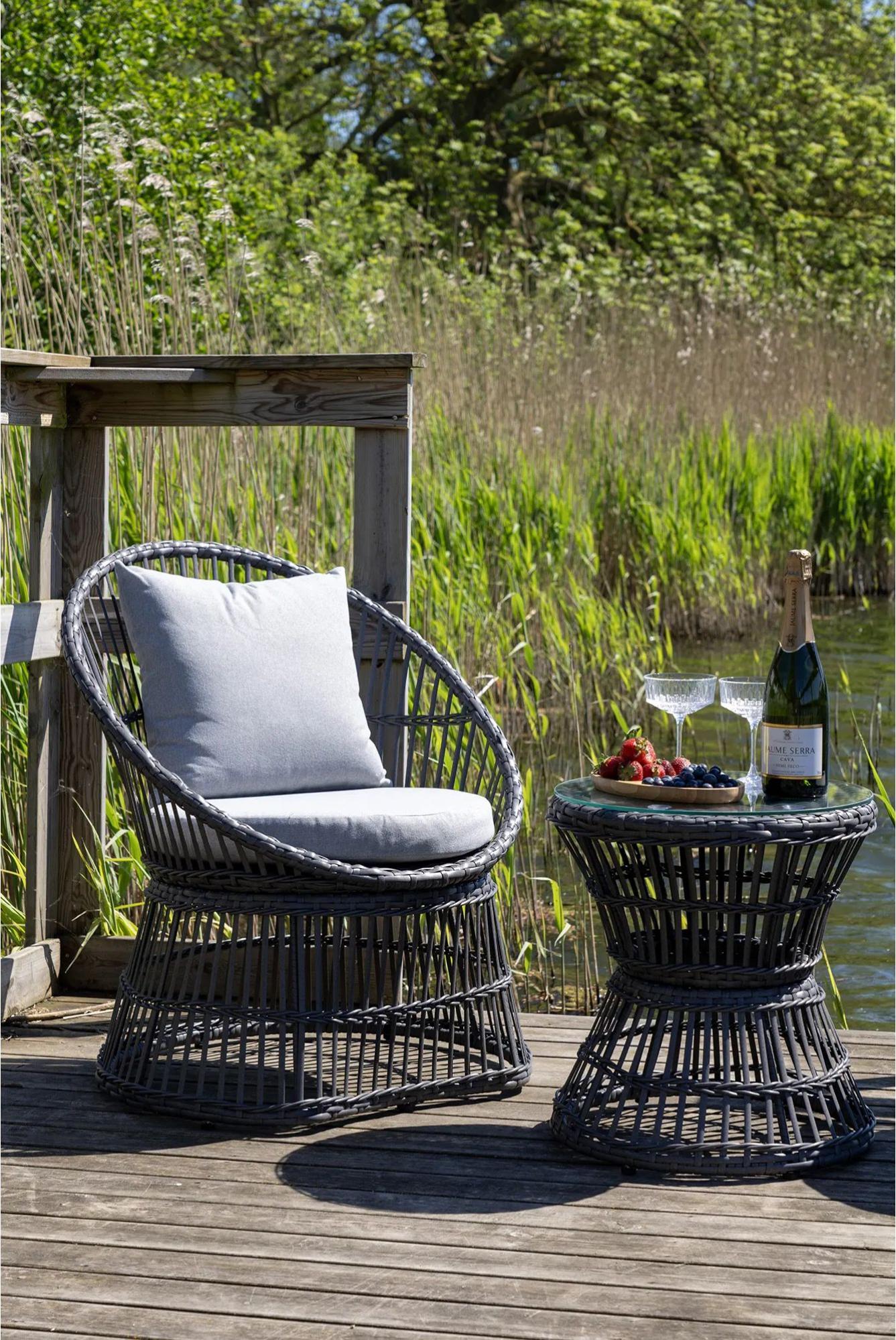 Product photograph of Galah Grey Metal Rattan Lounge Set from Choice Furniture Superstore.
