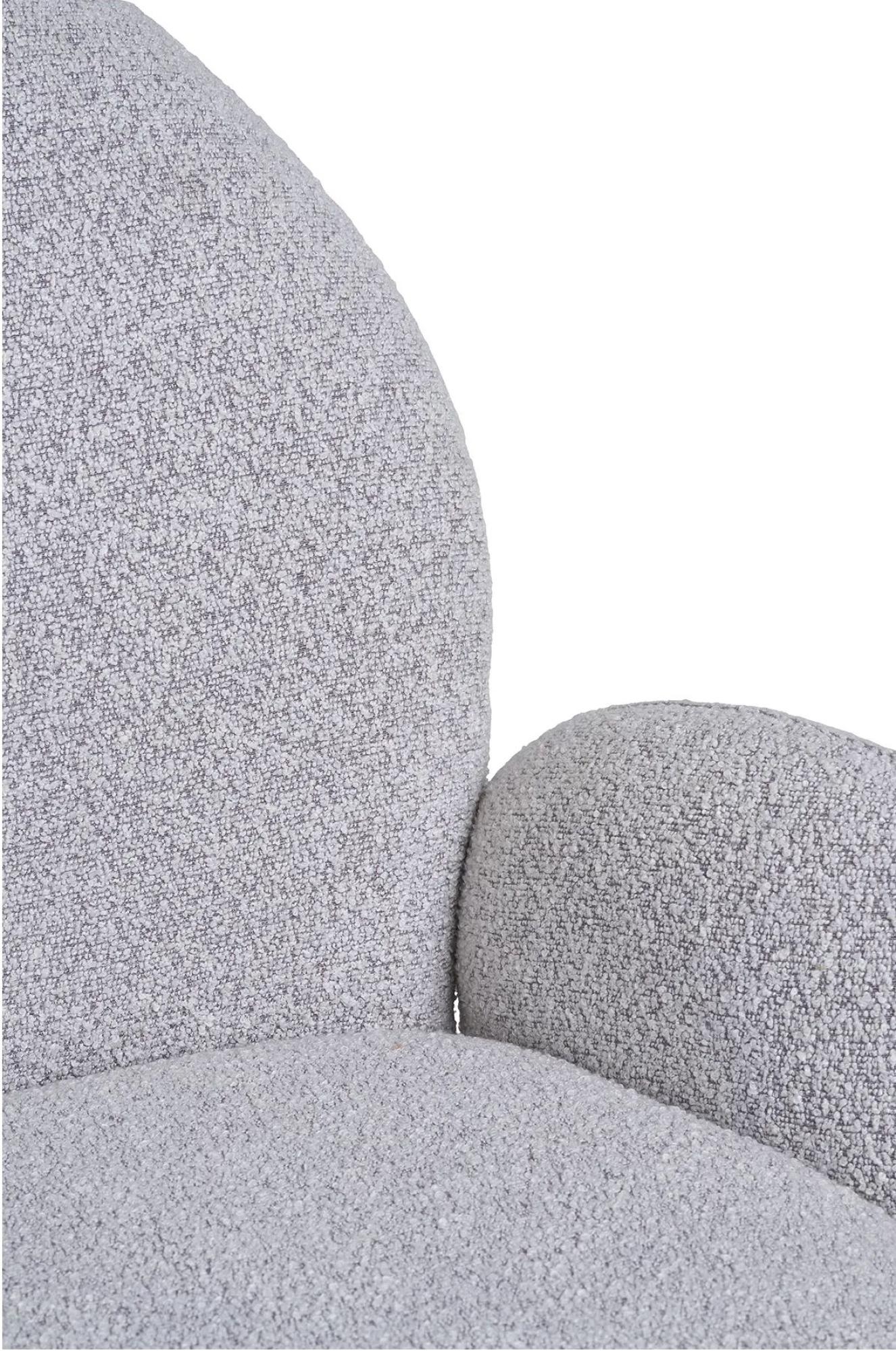 Product photograph of Set Of 2 Lana Sand Boucle Fabric Swivel Dining Chair from Choice Furniture Superstore.