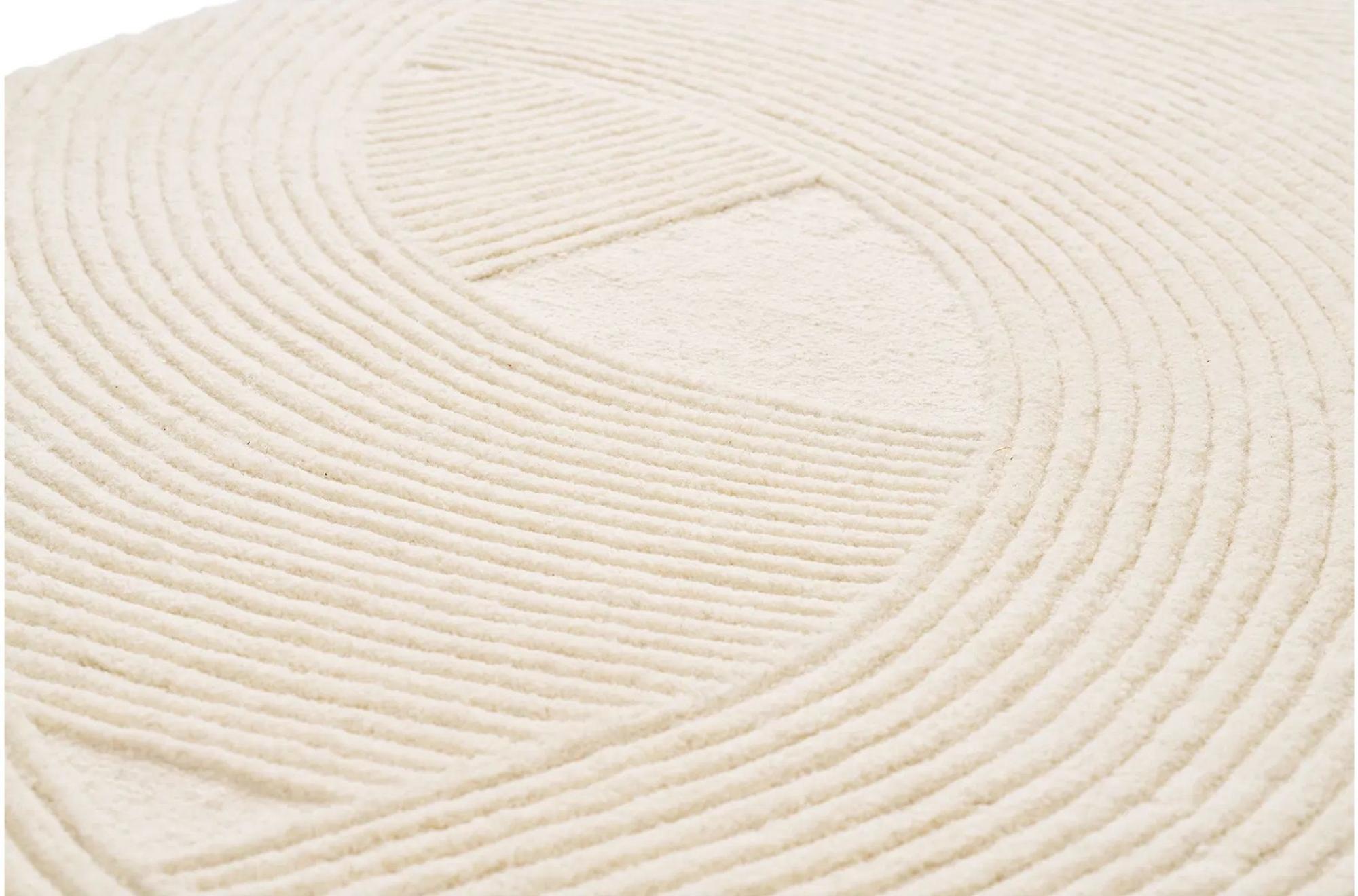 Product photograph of Pune Ivory Rug - 300cm X 200cm from Choice Furniture Superstore.