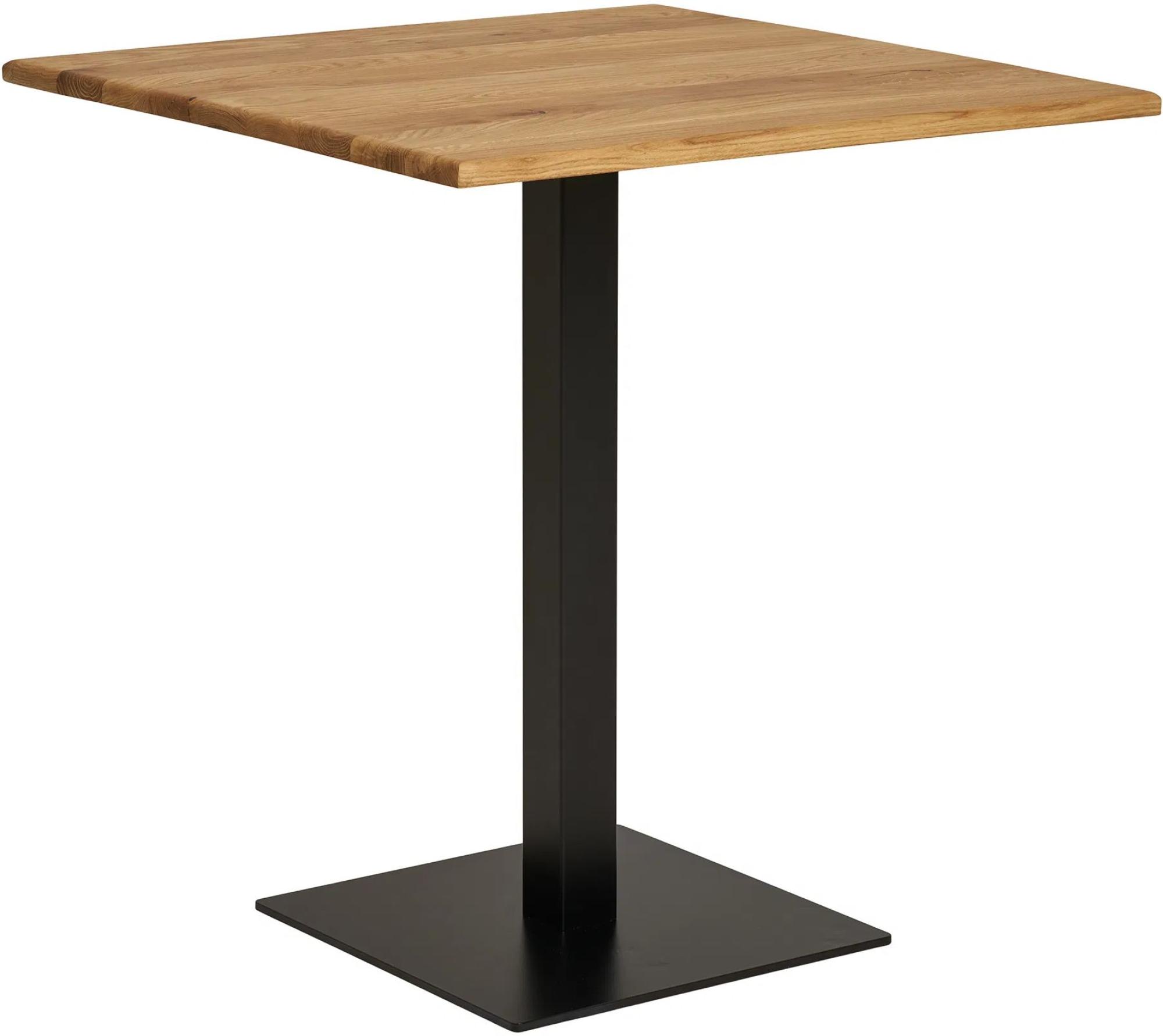Product photograph of Deaver Natural Oak Square Cafe Table from Choice Furniture Superstore.